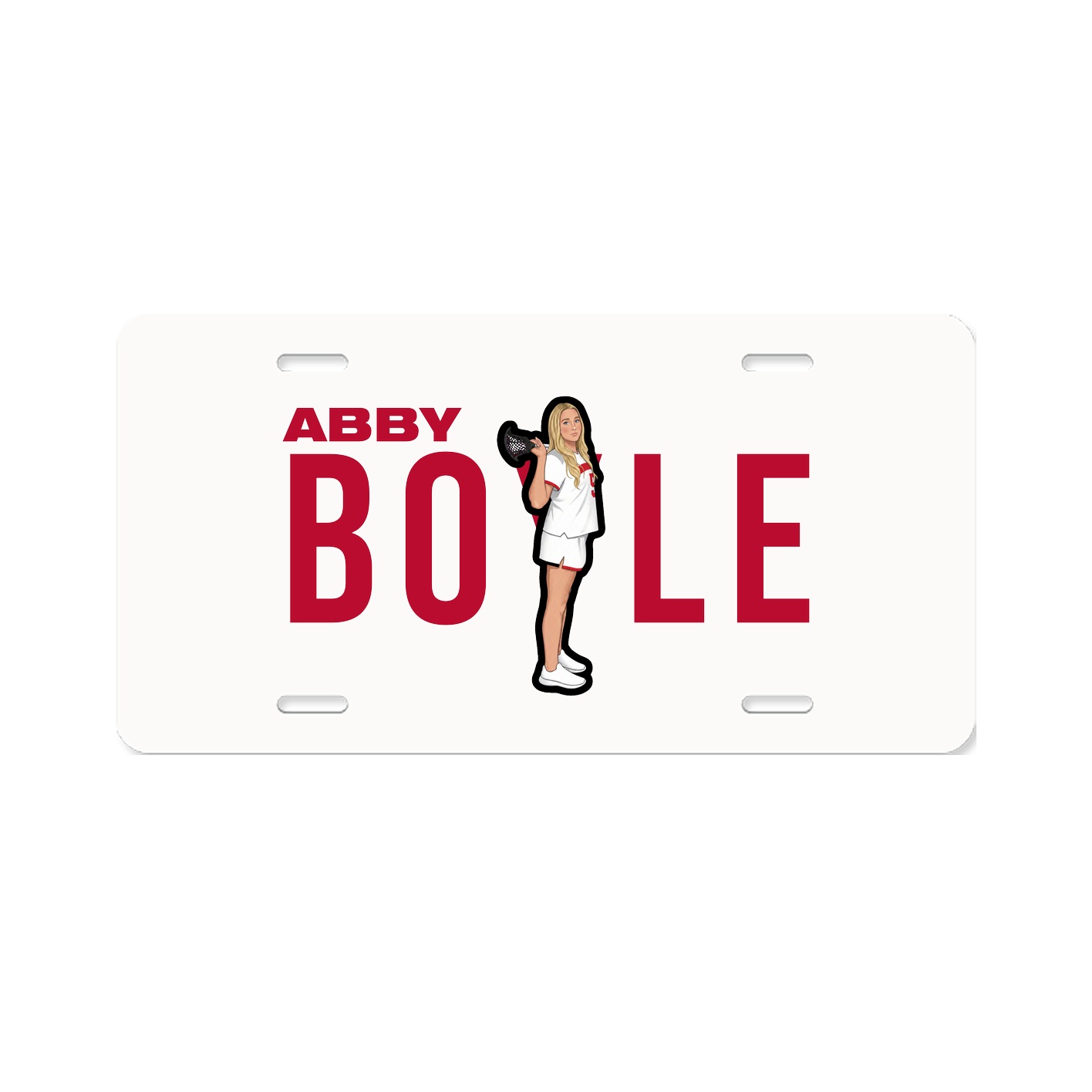 License Plate — Player Name in Classic