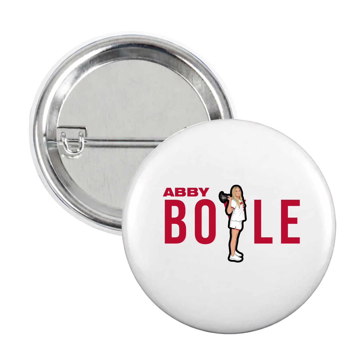 Game Day Button — Player Name in White