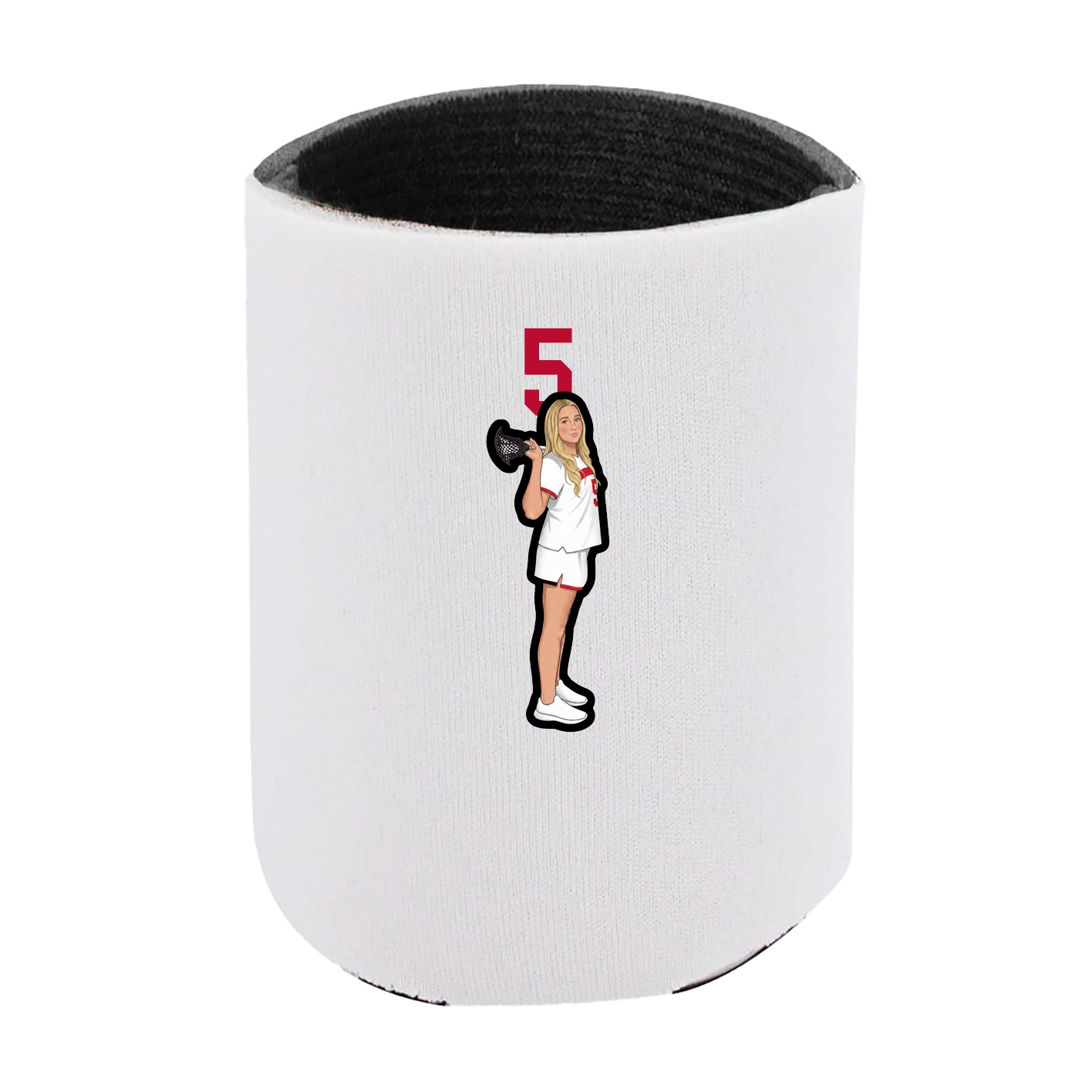 Can Holder — Number Top in White