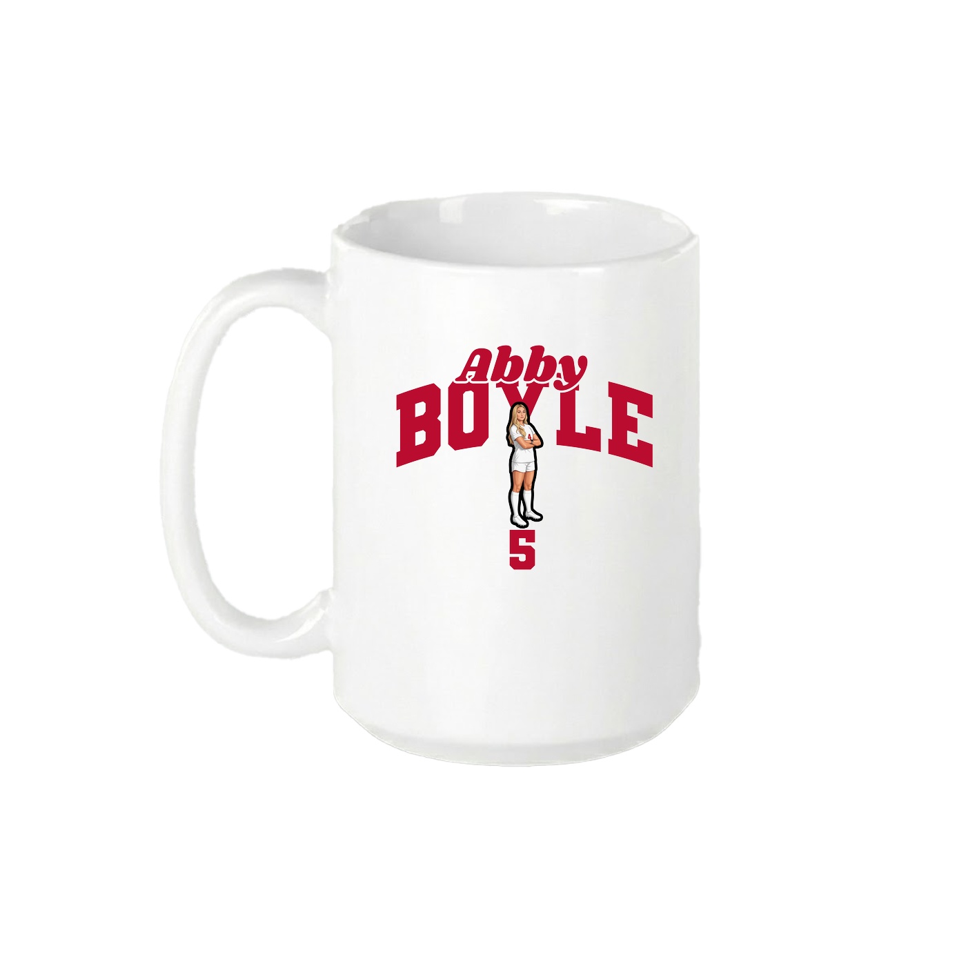 15oz Coffee Mug — Signature Arch in White