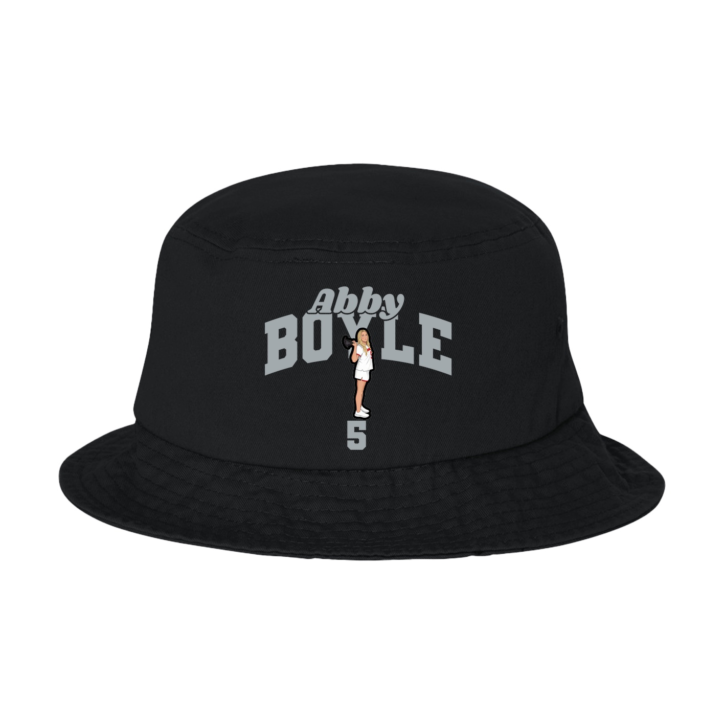 Bucket Cap — Signature Arch in Black