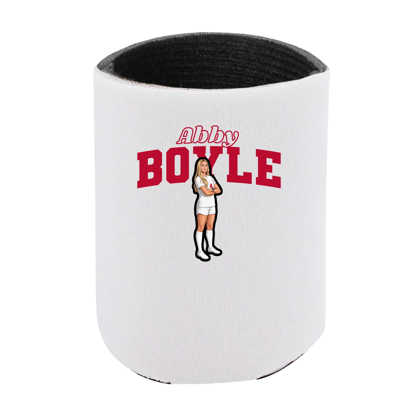 Can Holder — Name Arch in White