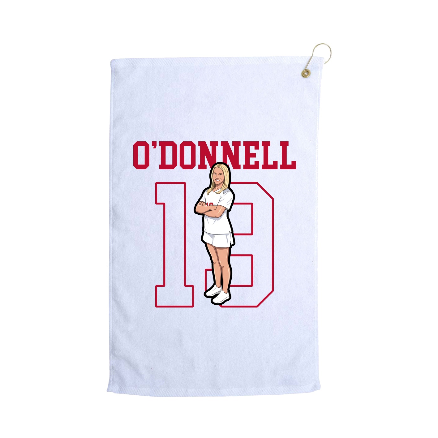 Golf Towel — Shirsey in White