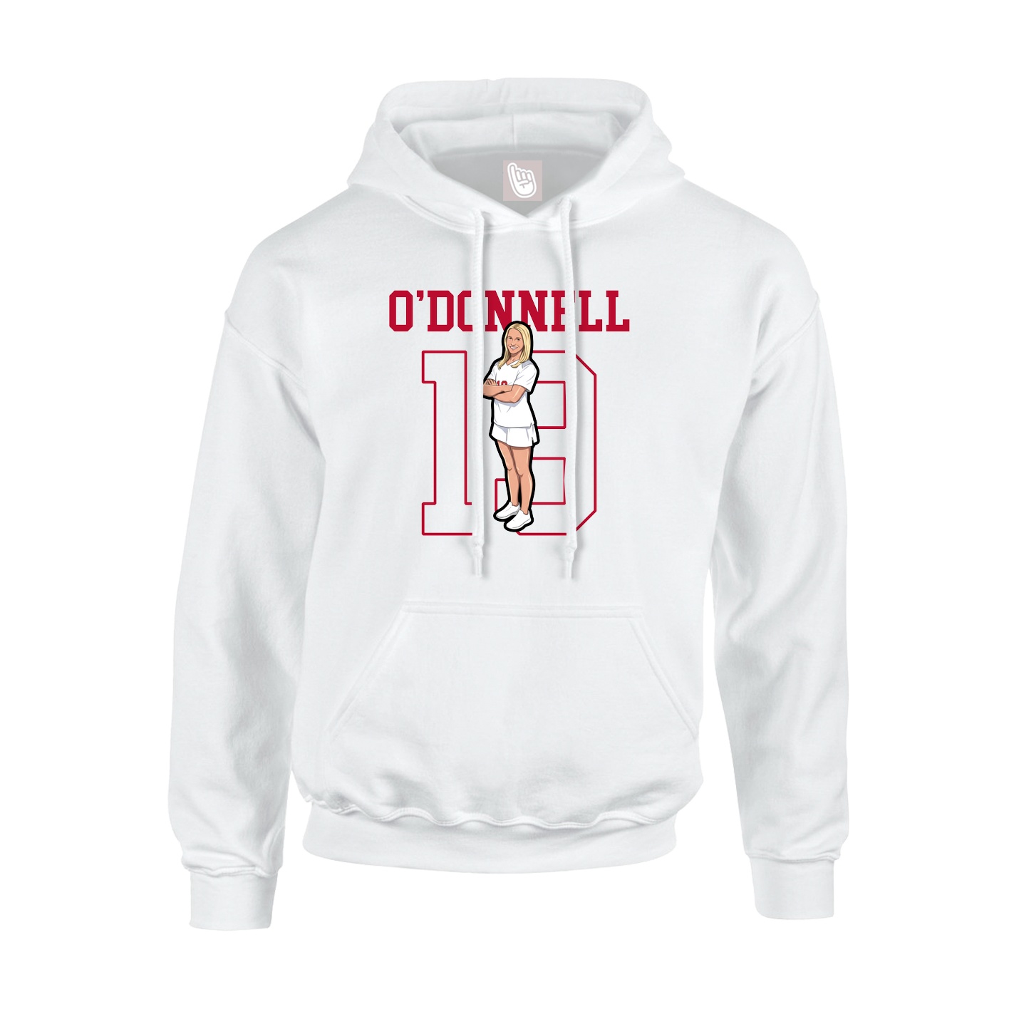Hoodie — Shirsey in White