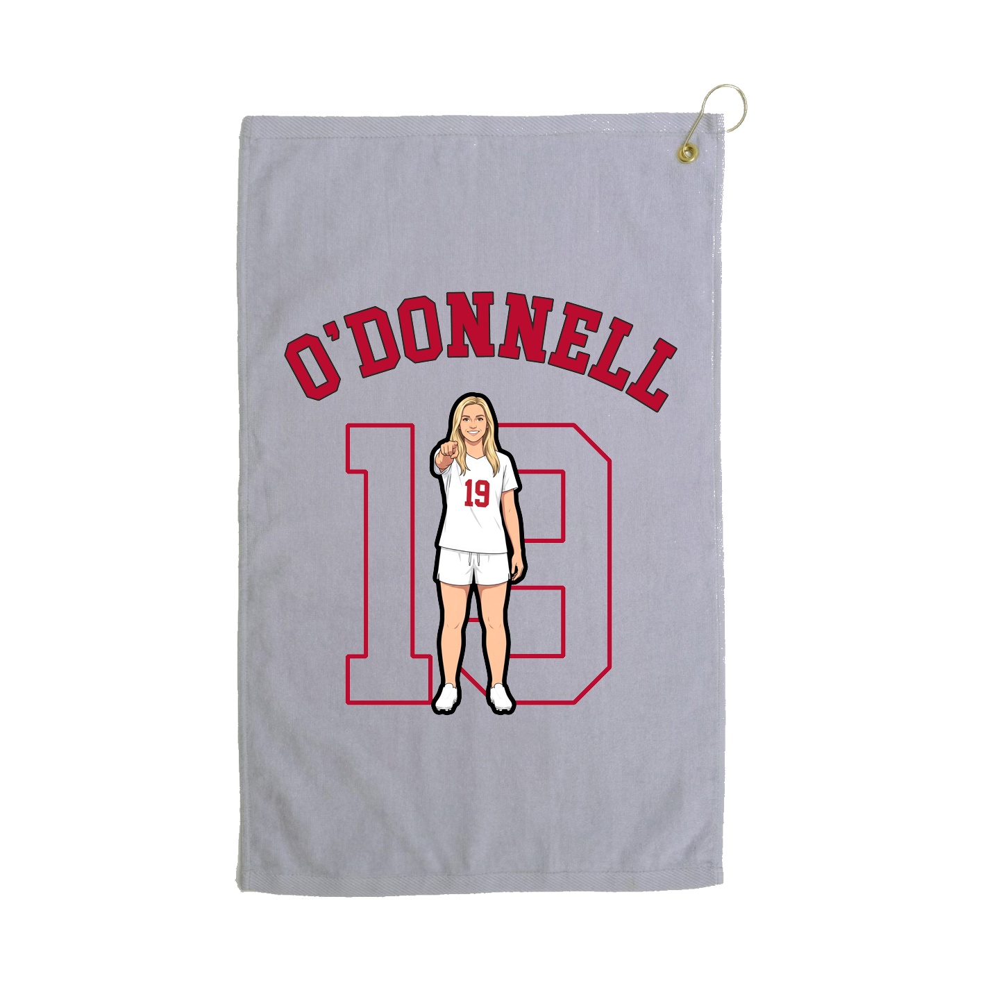 Golf Towel — Shirsey Arch in Grey