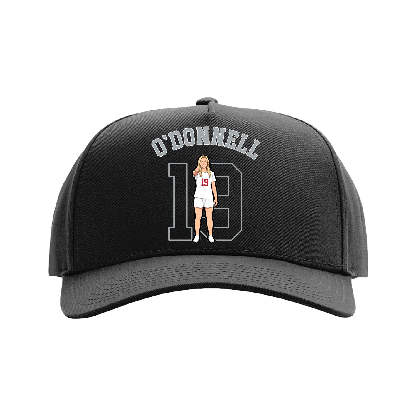 Full Fabric Five-Panel Champ Cap