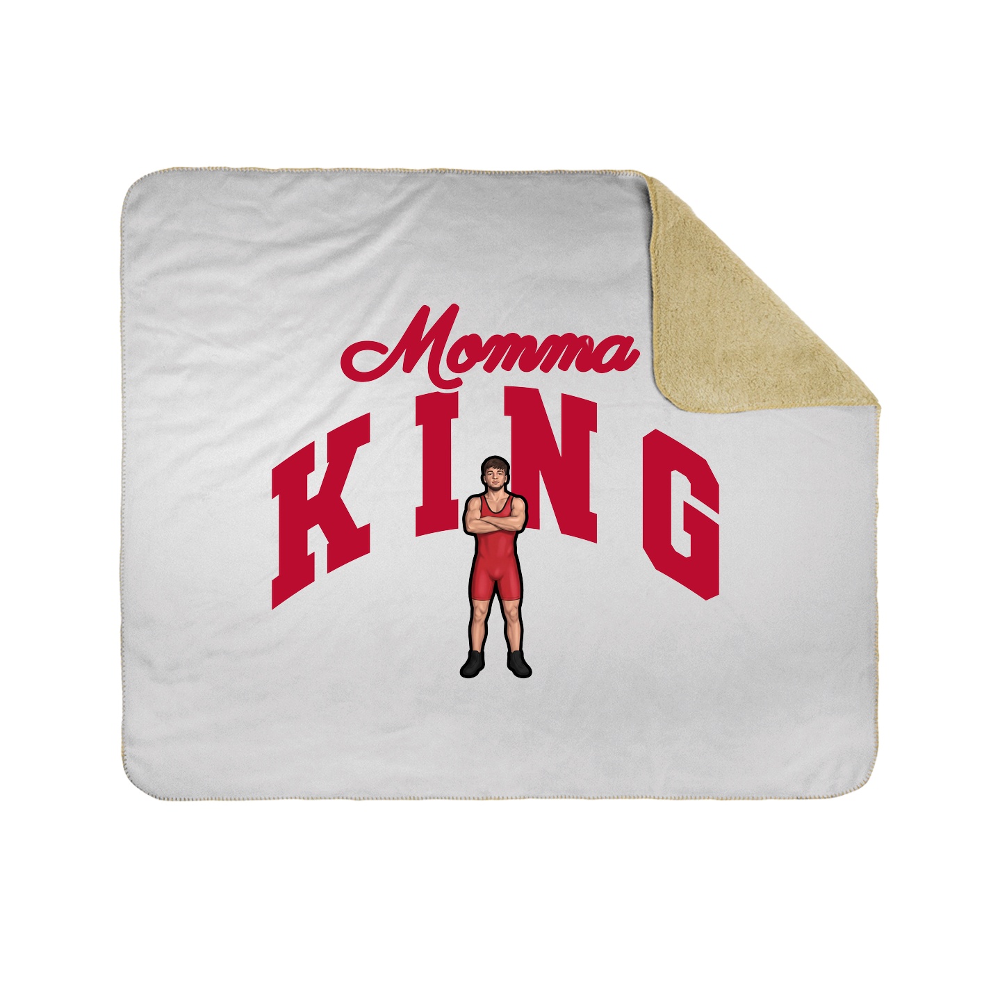 Throw Blanket — Mothers Day Arch in White
