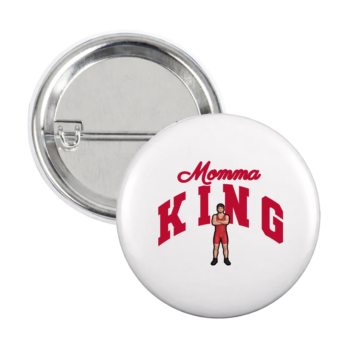Game Day Button — Mothers Day Arch in White