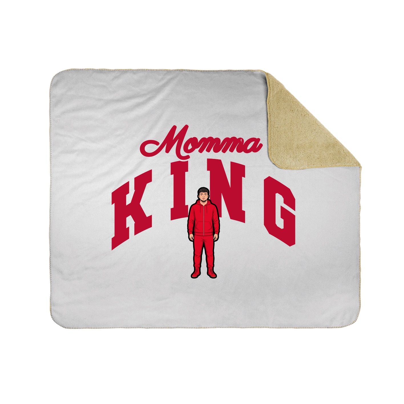 Throw Blanket — Mothers Day Arch in White