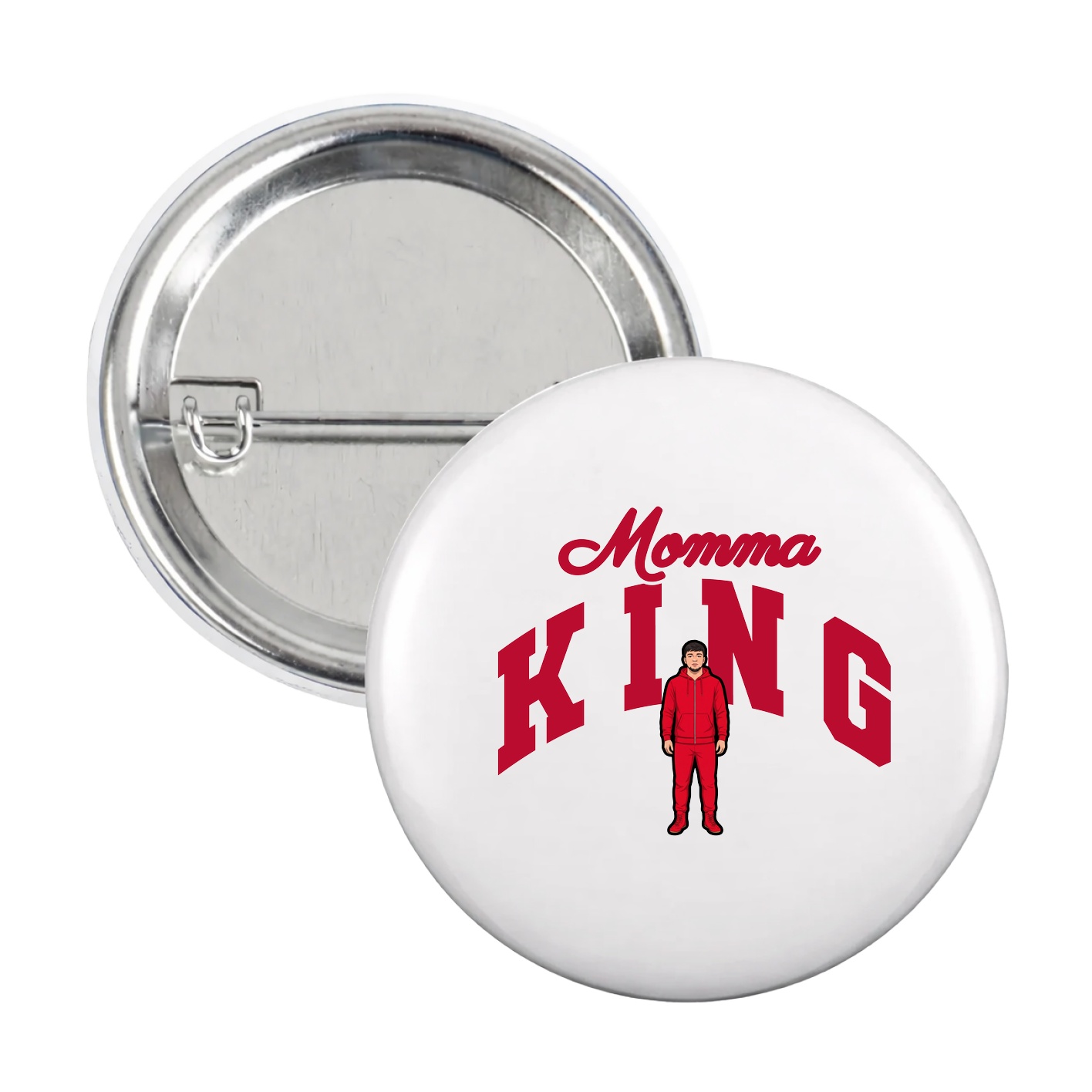 Game Day Button — Mothers Day Arch in White