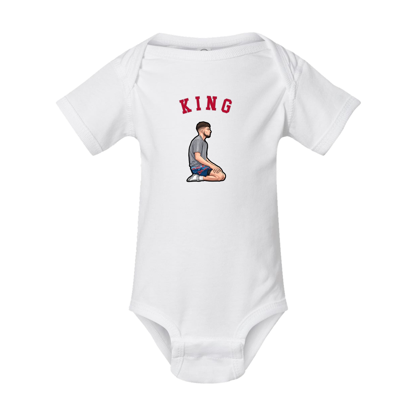 Baby Onesie — Shirsey Arch in White