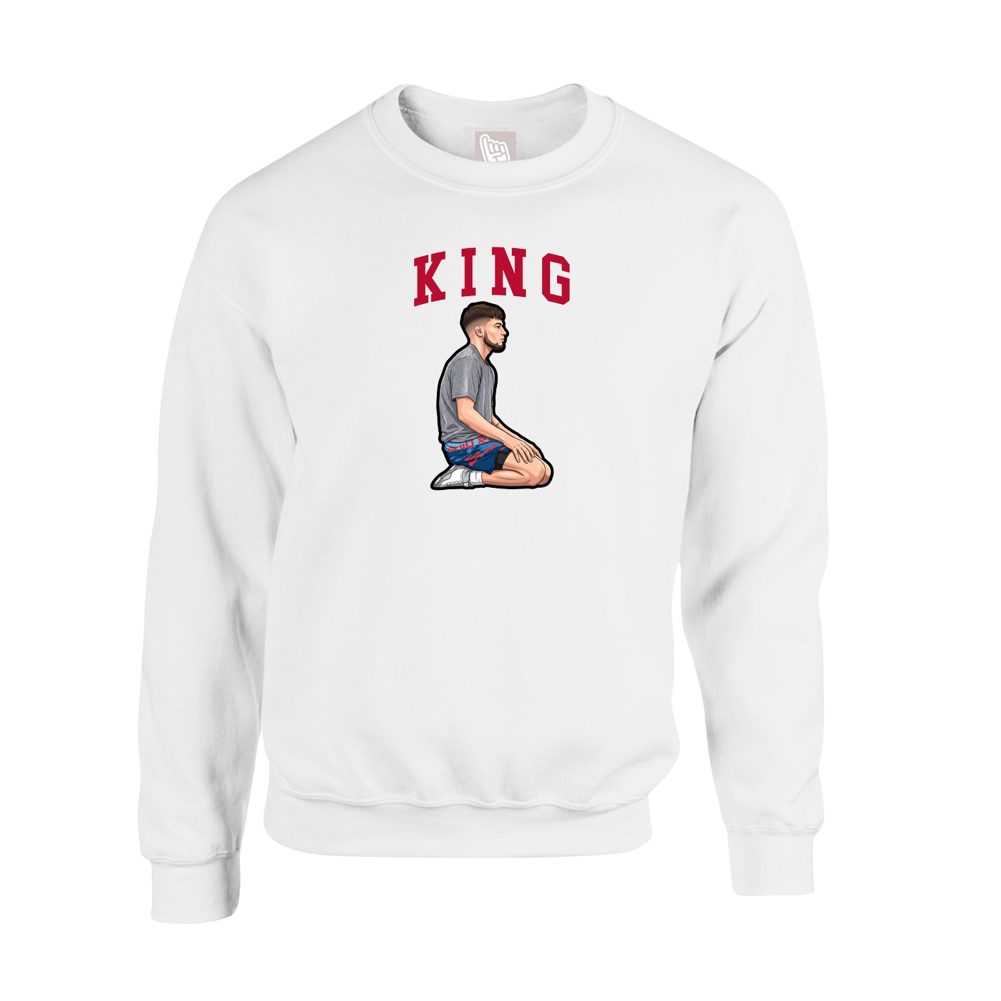 Fleece Crew — Shirsey in White