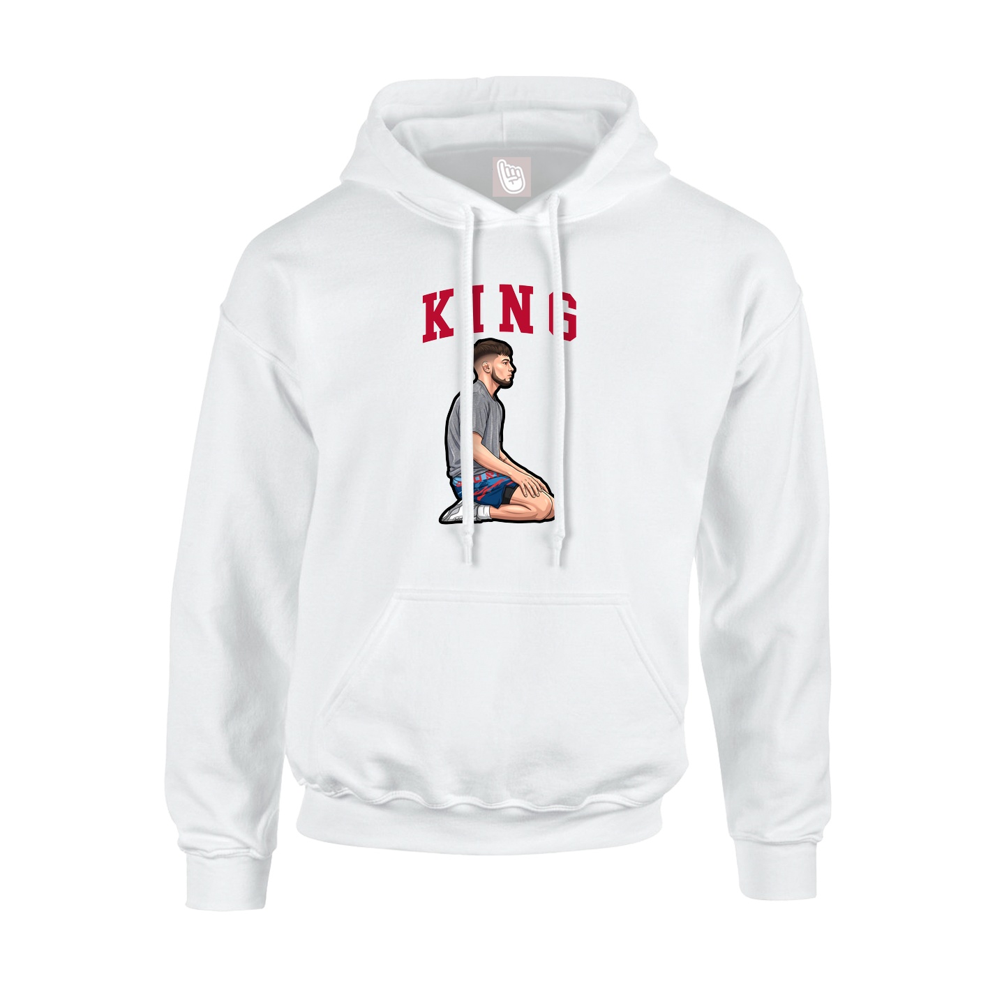Youth Hoodie — Shirsey in White