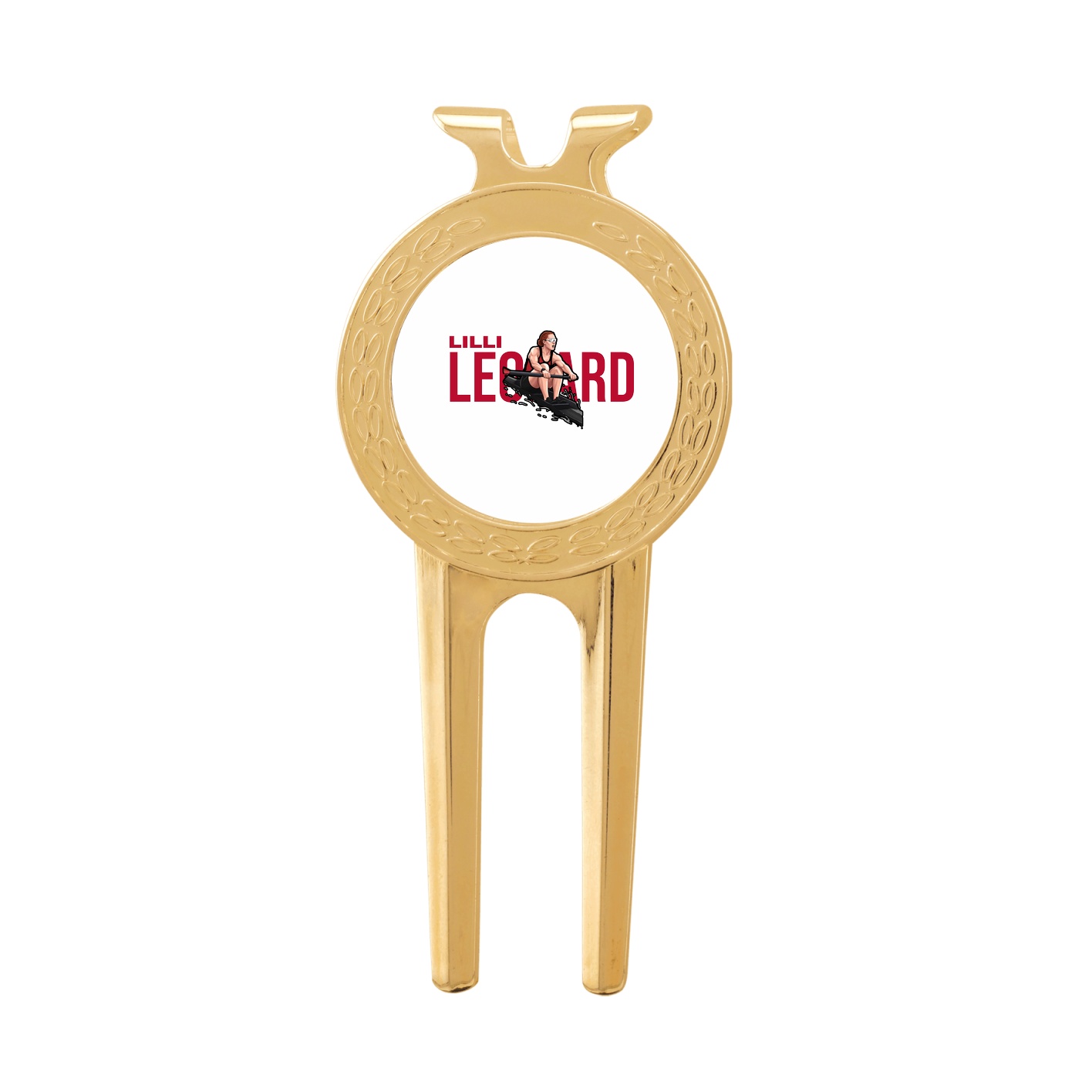 Divot Tool with Ball Marker — Player Name in Classic
