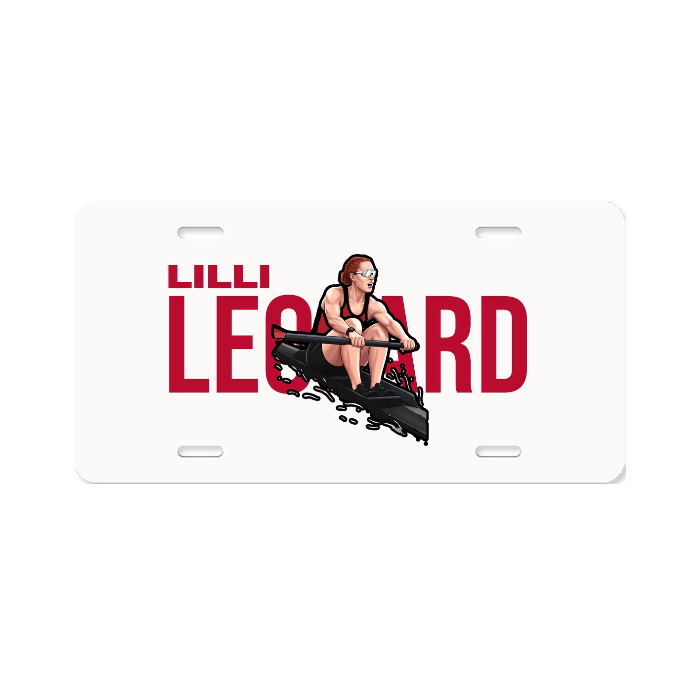 License Plate — Player Name in Classic