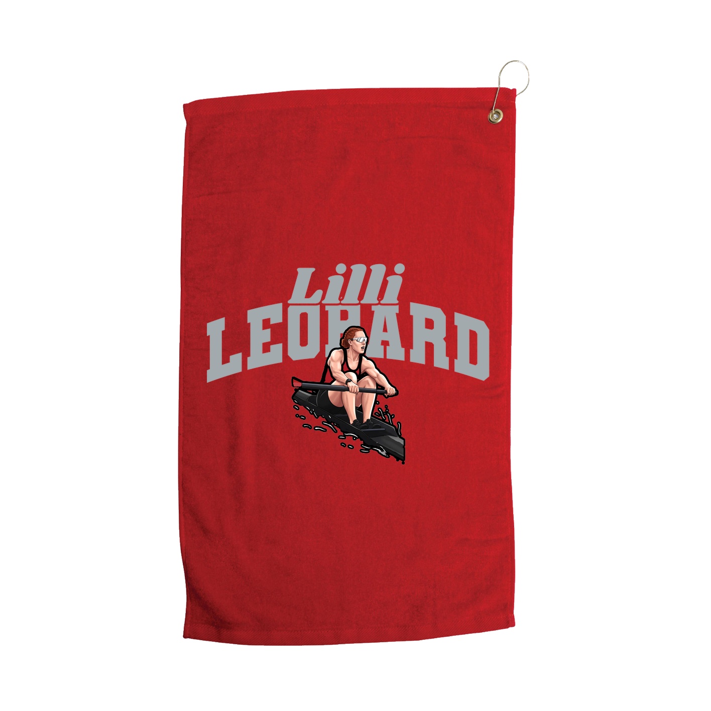 Golf Towel — Signature Arch in Red