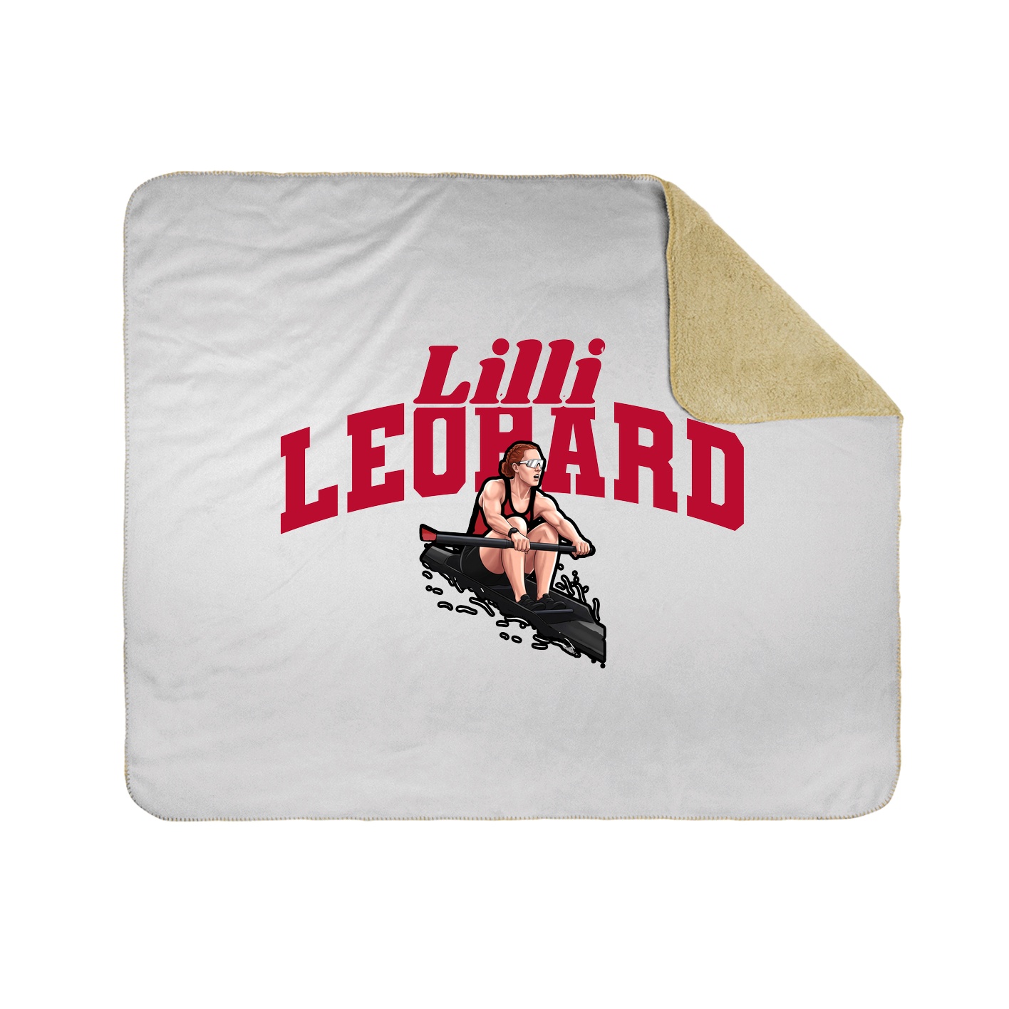 Throw Blanket — Signature Arch in White