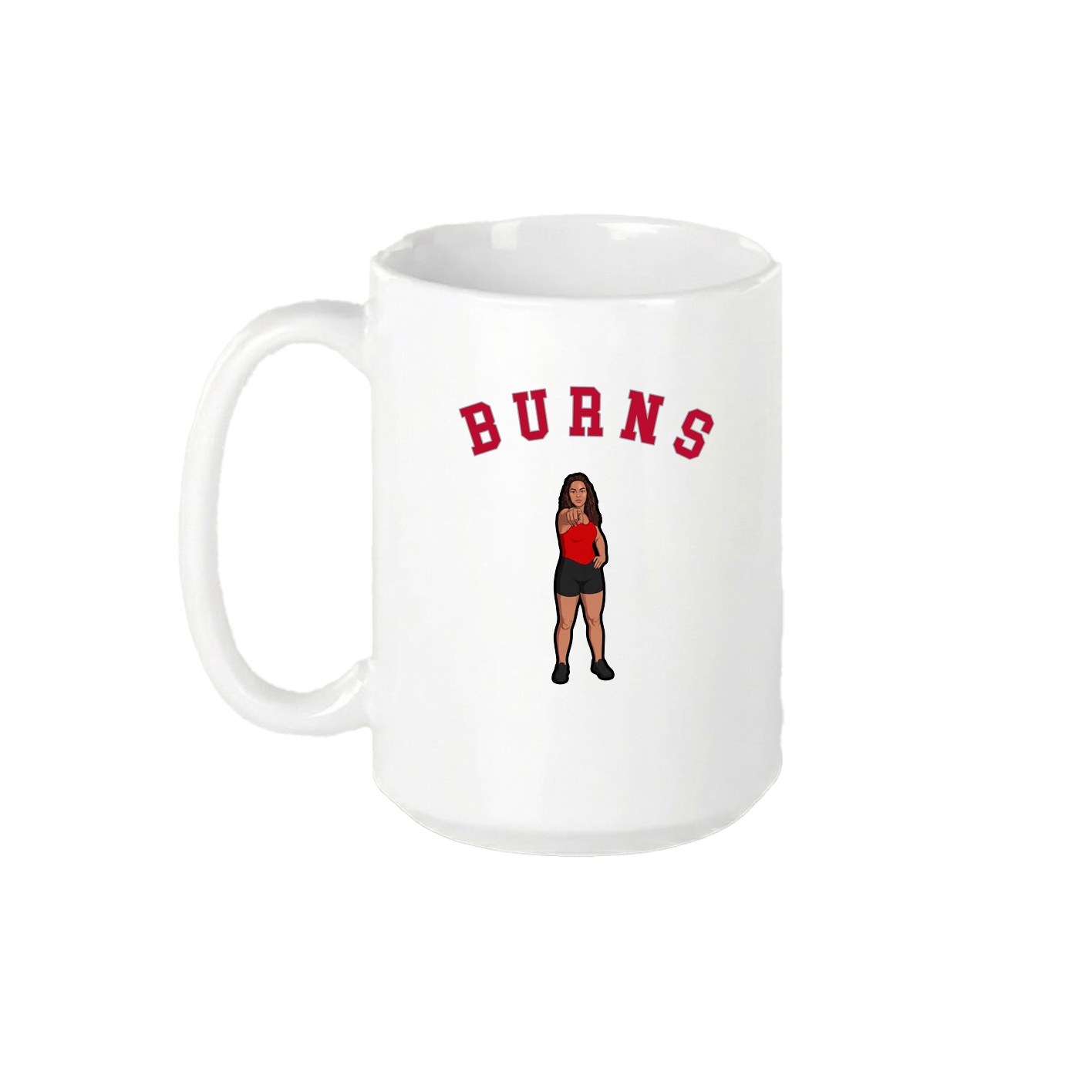 15oz Coffee Mug — Shirsey Arch in White