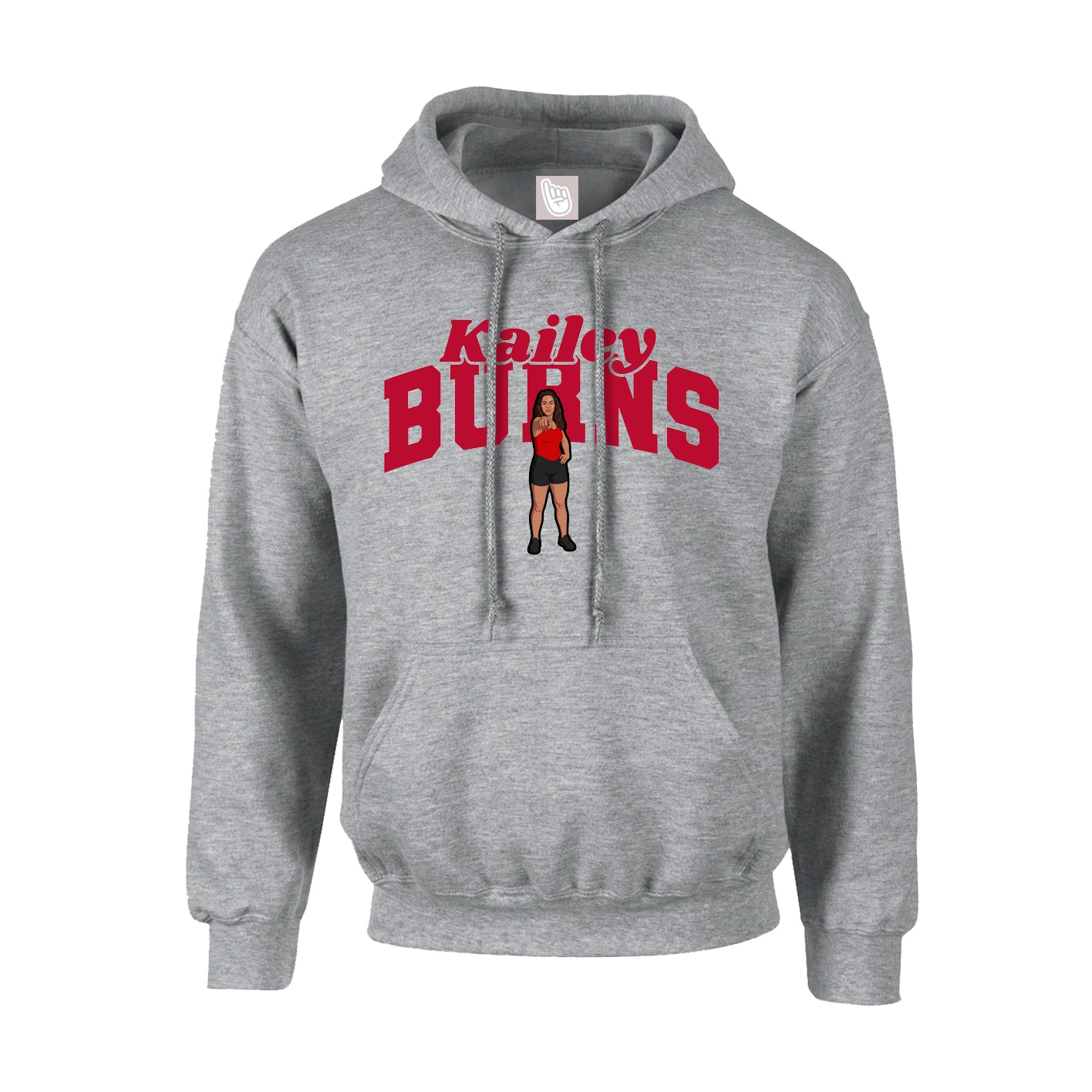 Hoodie — Signature Arch in Grey