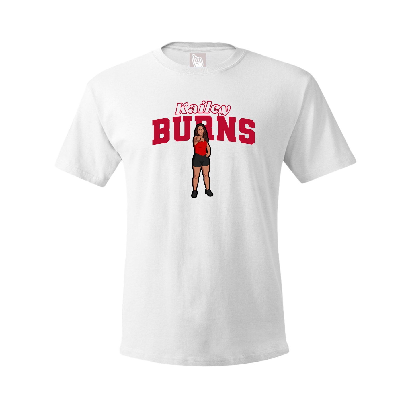 Tee — Name Arch in White