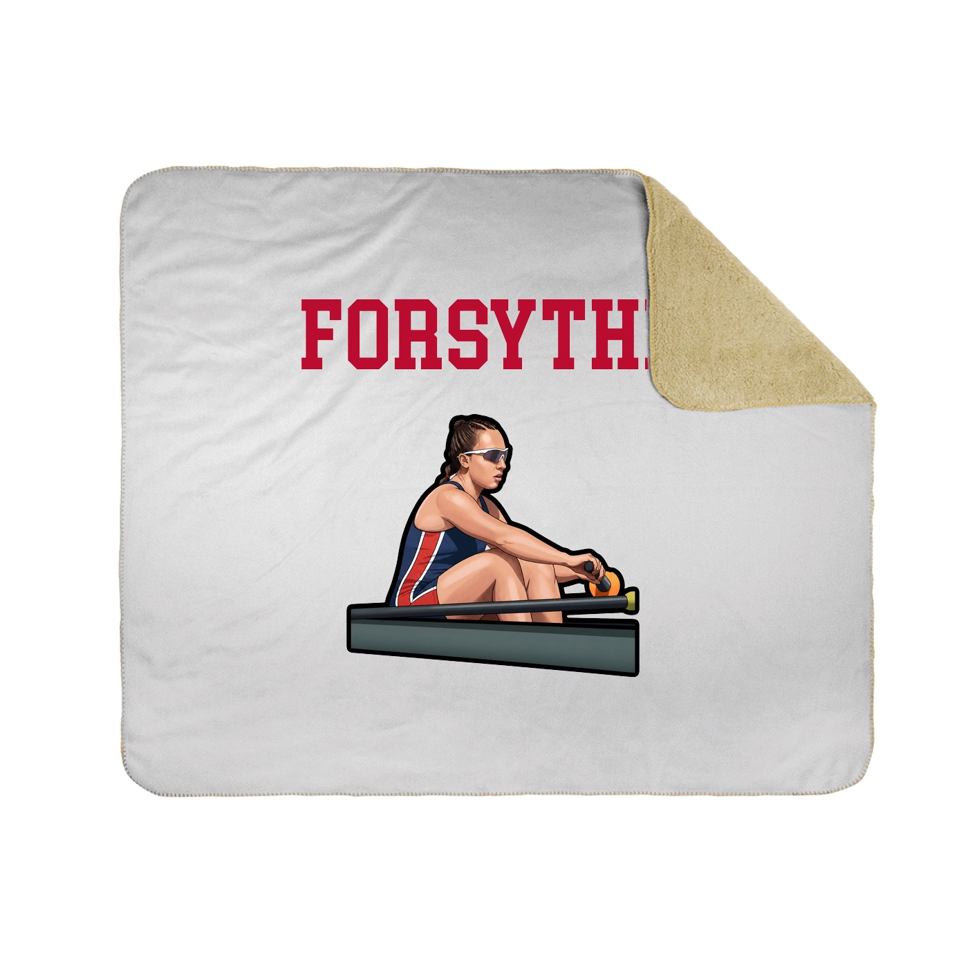 Throw Blanket — Shirsey in White