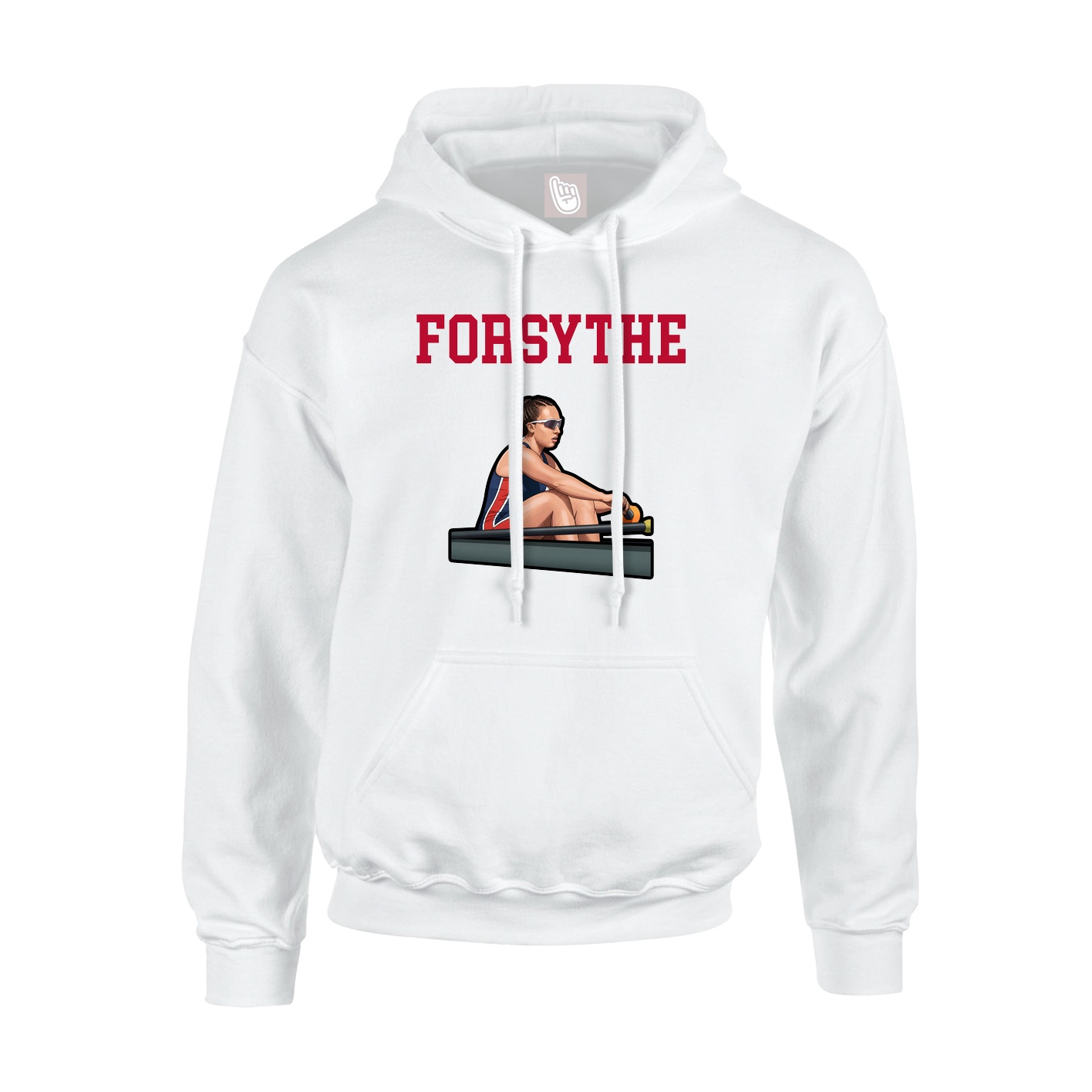 Hoodie — Shirsey in White