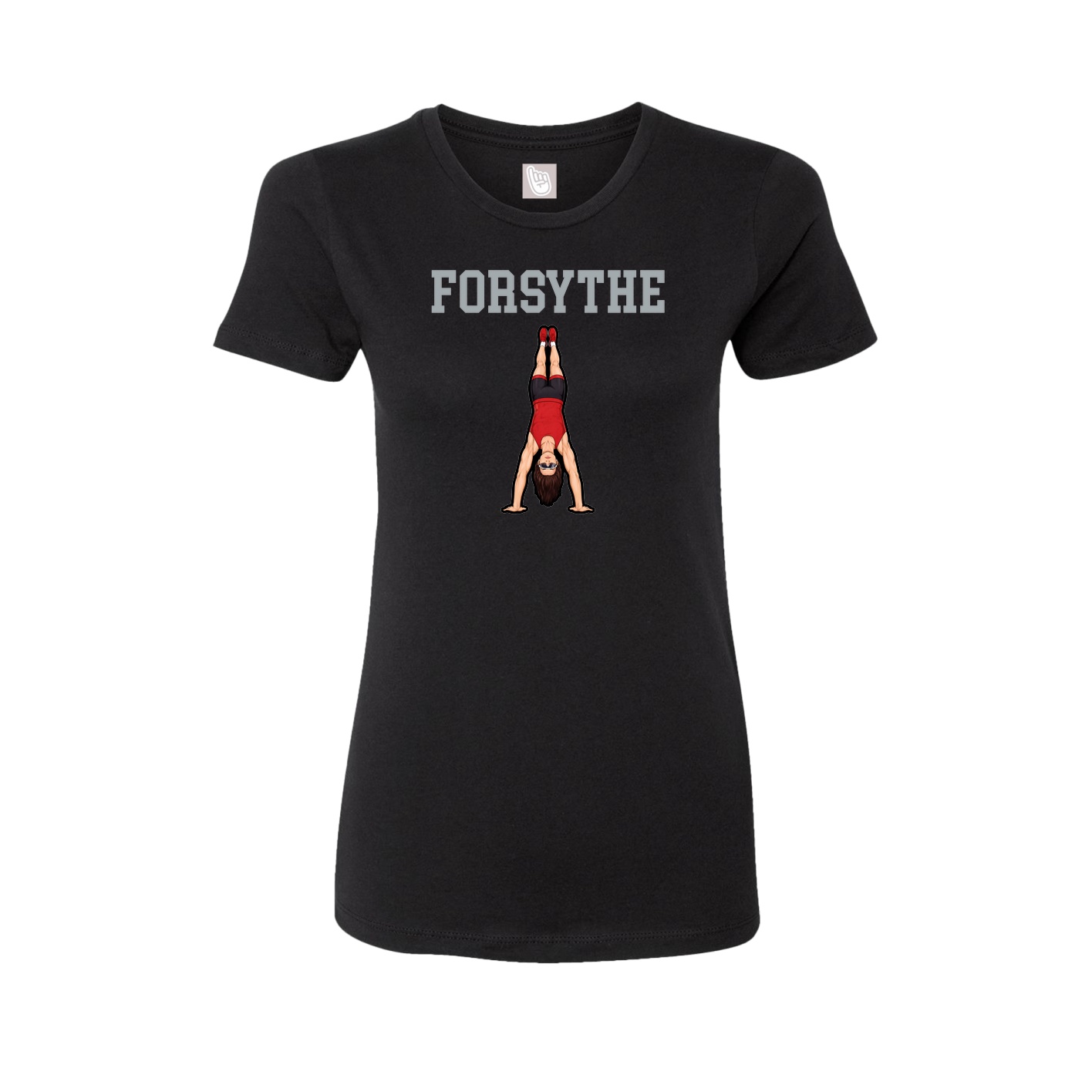 Fitted Women's Tee — Shirsey in Black