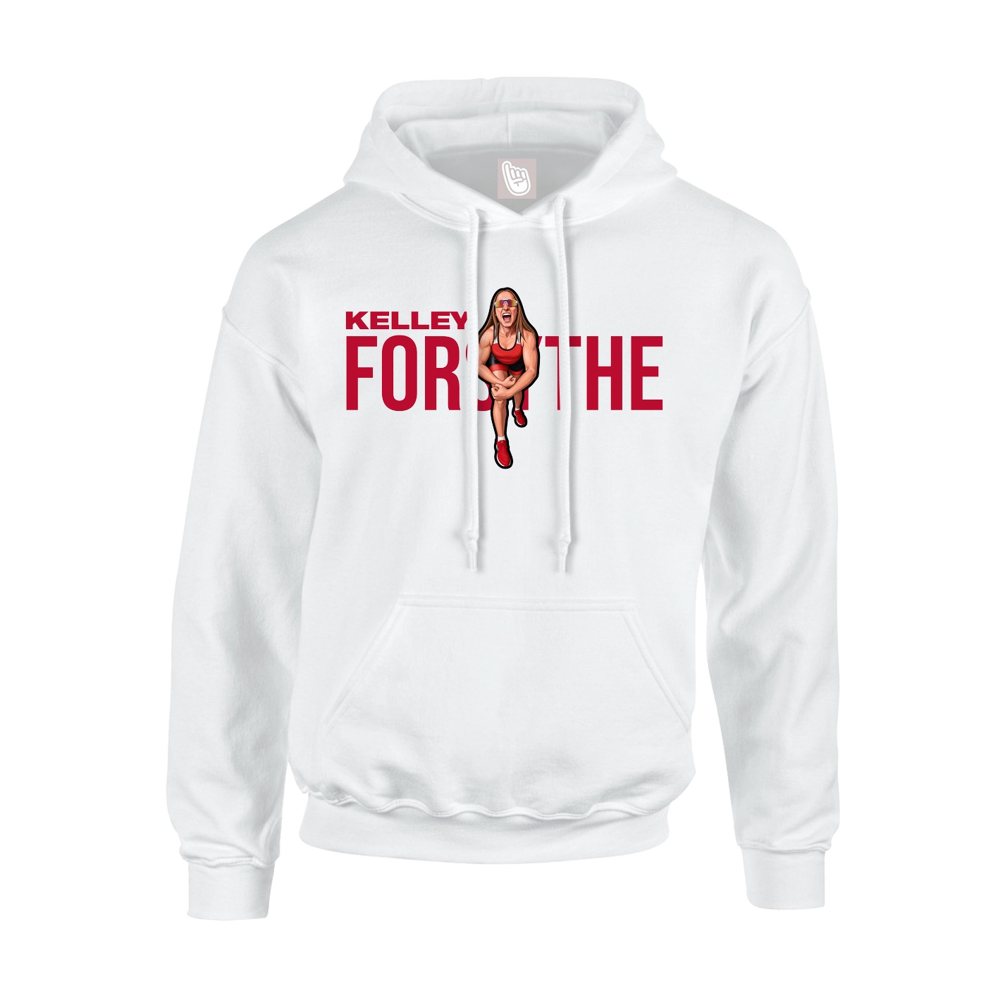 Hoodie — Player Name in White