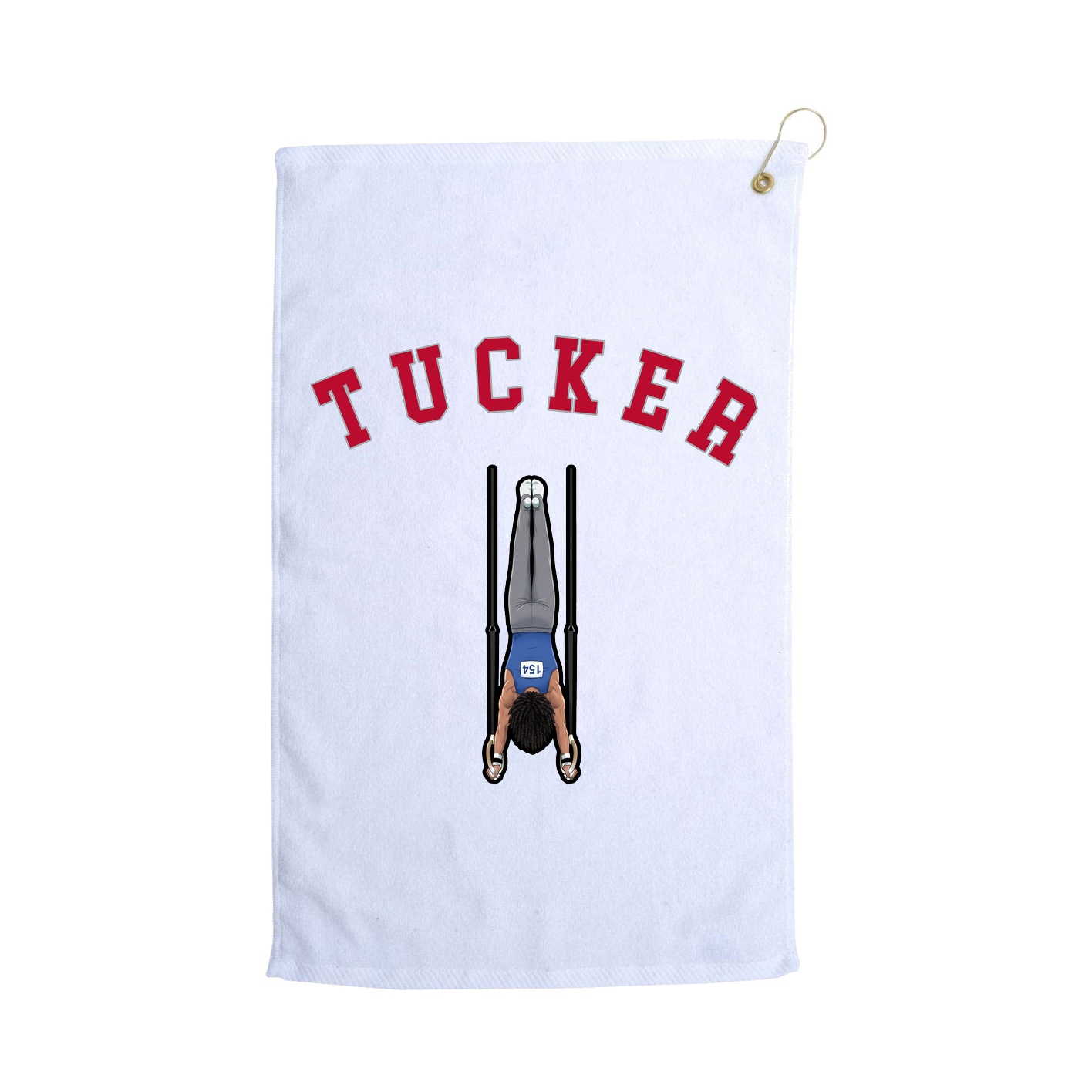 Golf Towel — Shirsey Arch in White