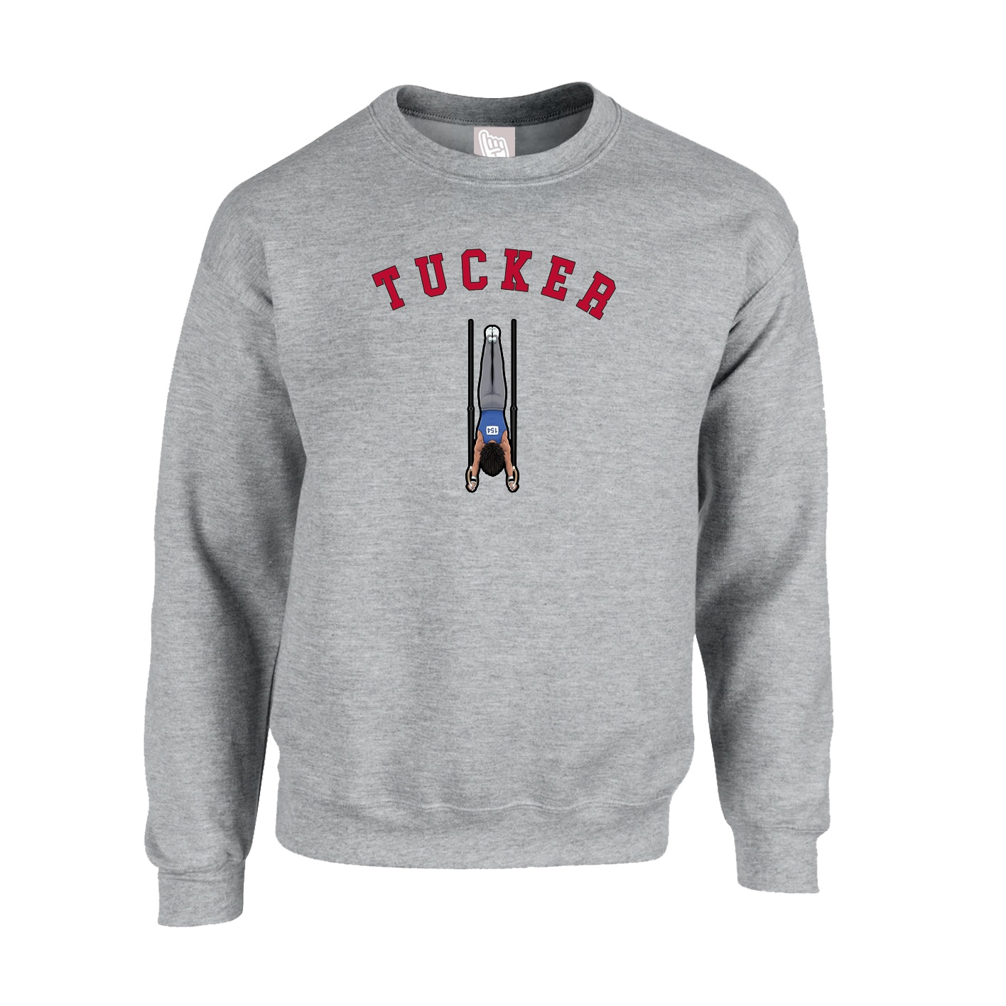Fleece Crew — Shirsey Arch in Grey