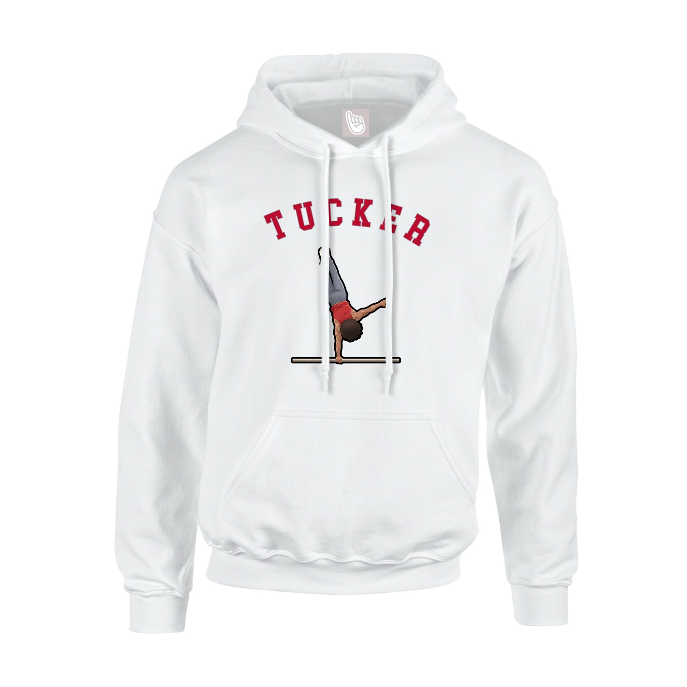 Hoodie — Shirsey Arch in White