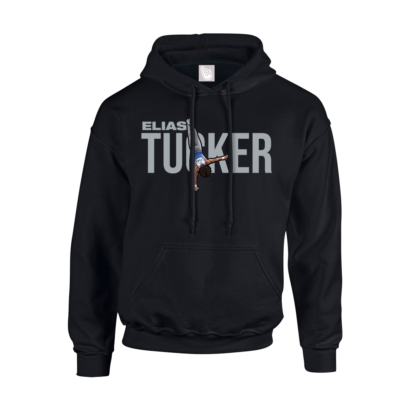 Youth Hoodie — Player Name in Black