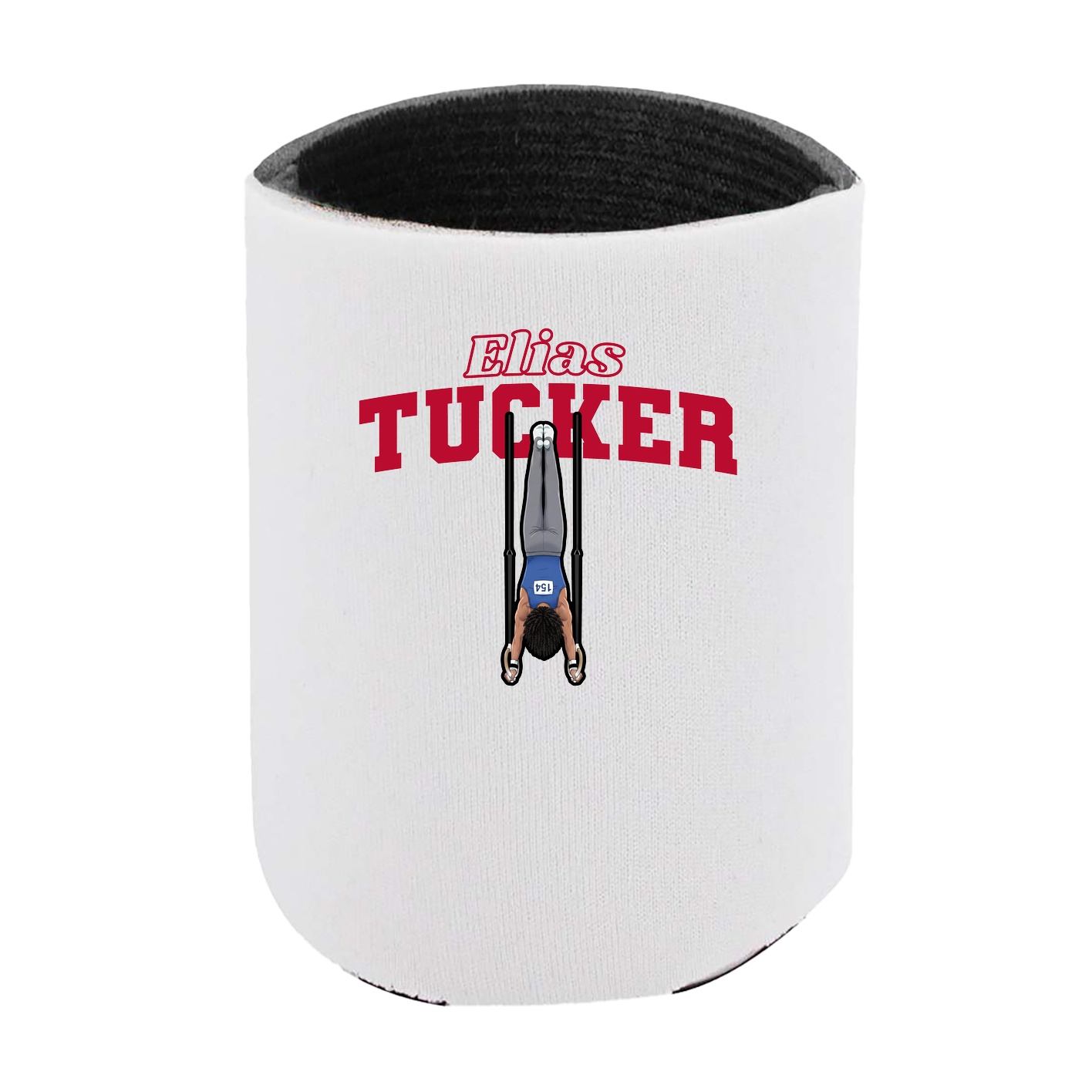 Can Holder — Name Arch in White