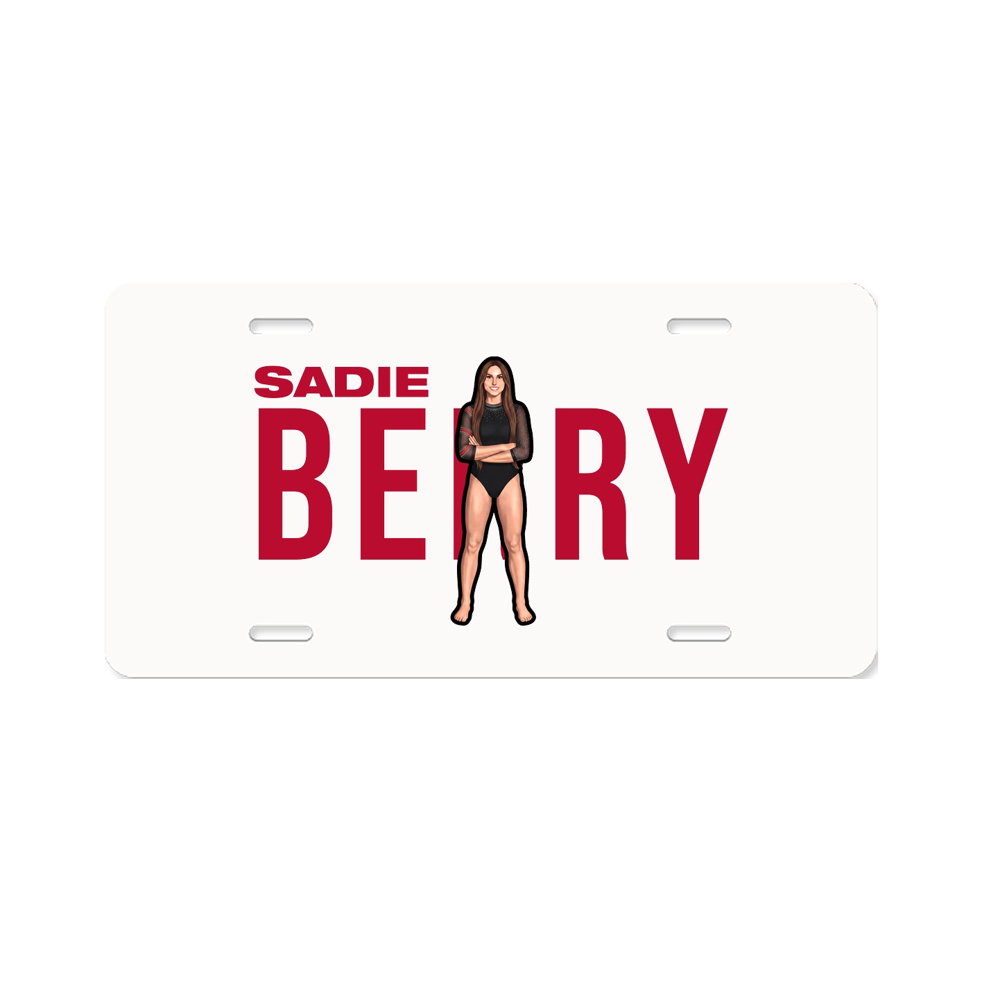 License Plate — Player Name in Classic