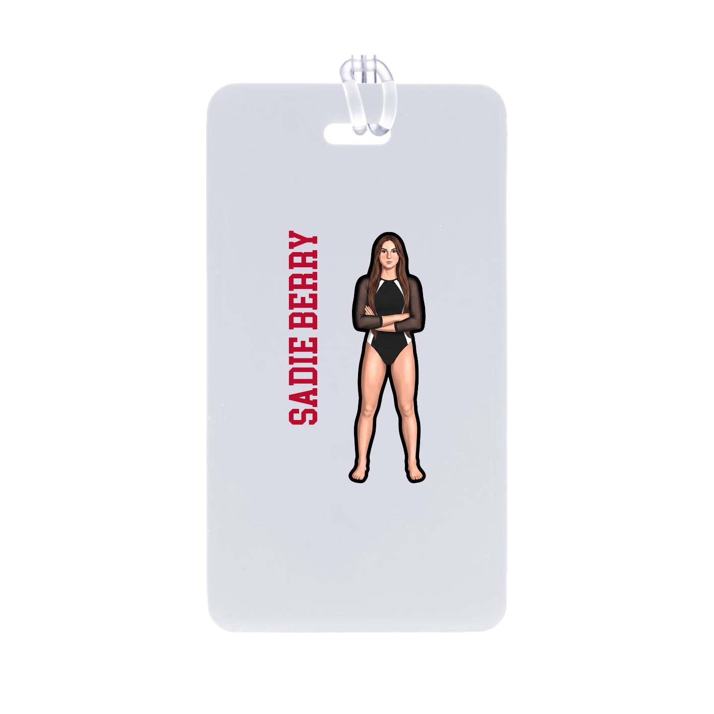 Bag Tag — Name Vertical in Classic