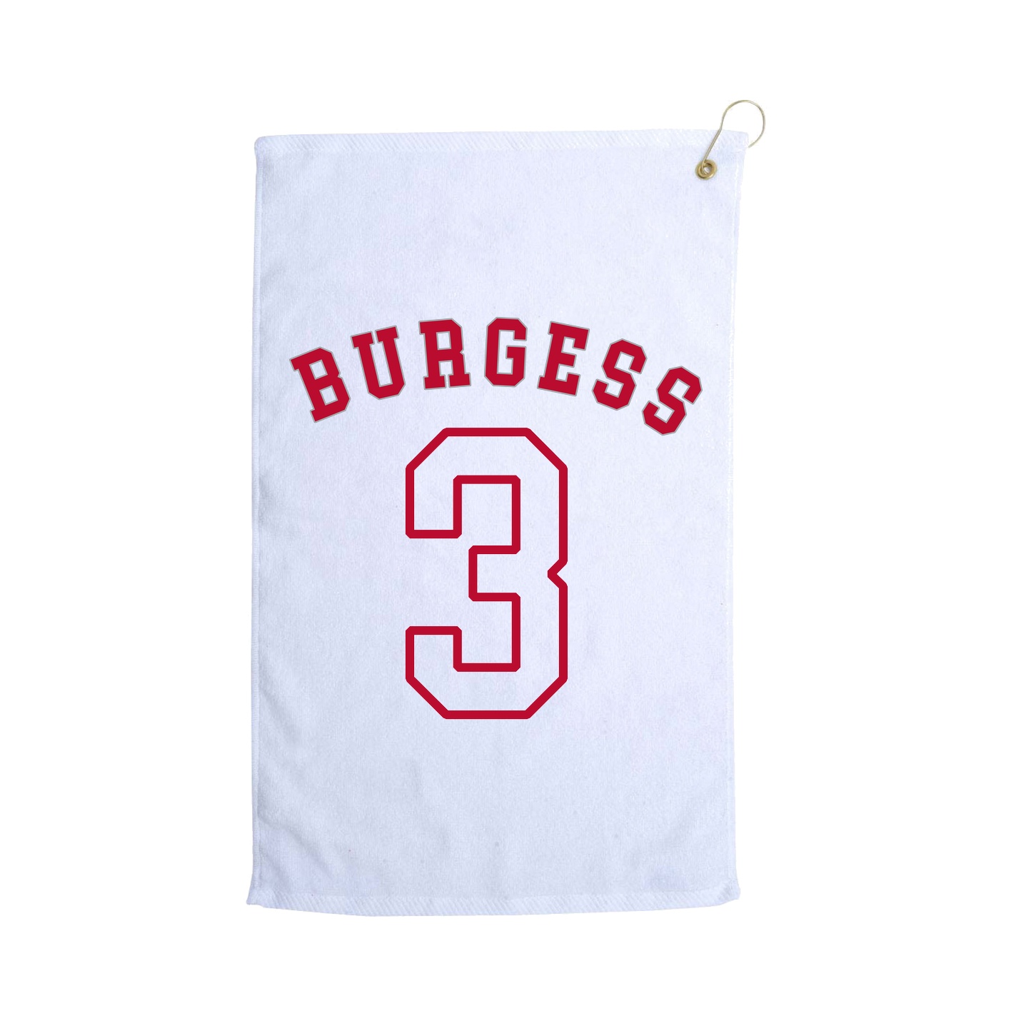 Golf Towel — Shirsey Arch in White