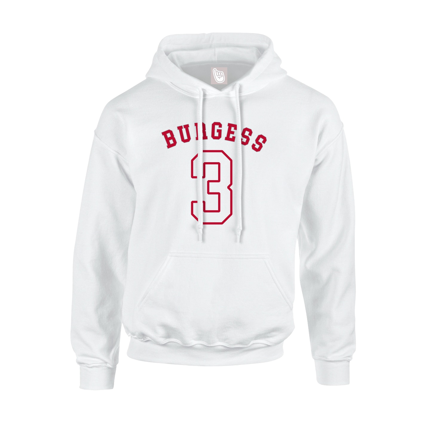 Youth Hoodie — Shirsey Arch in White