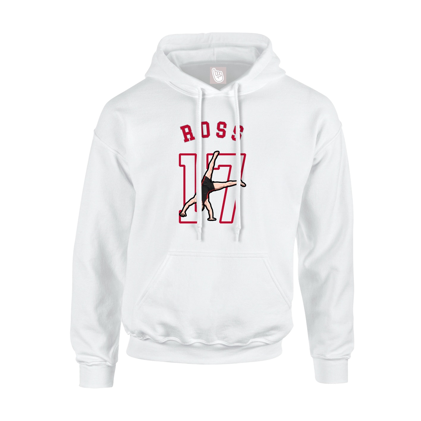 Hoodie — Shirsey Arch in White