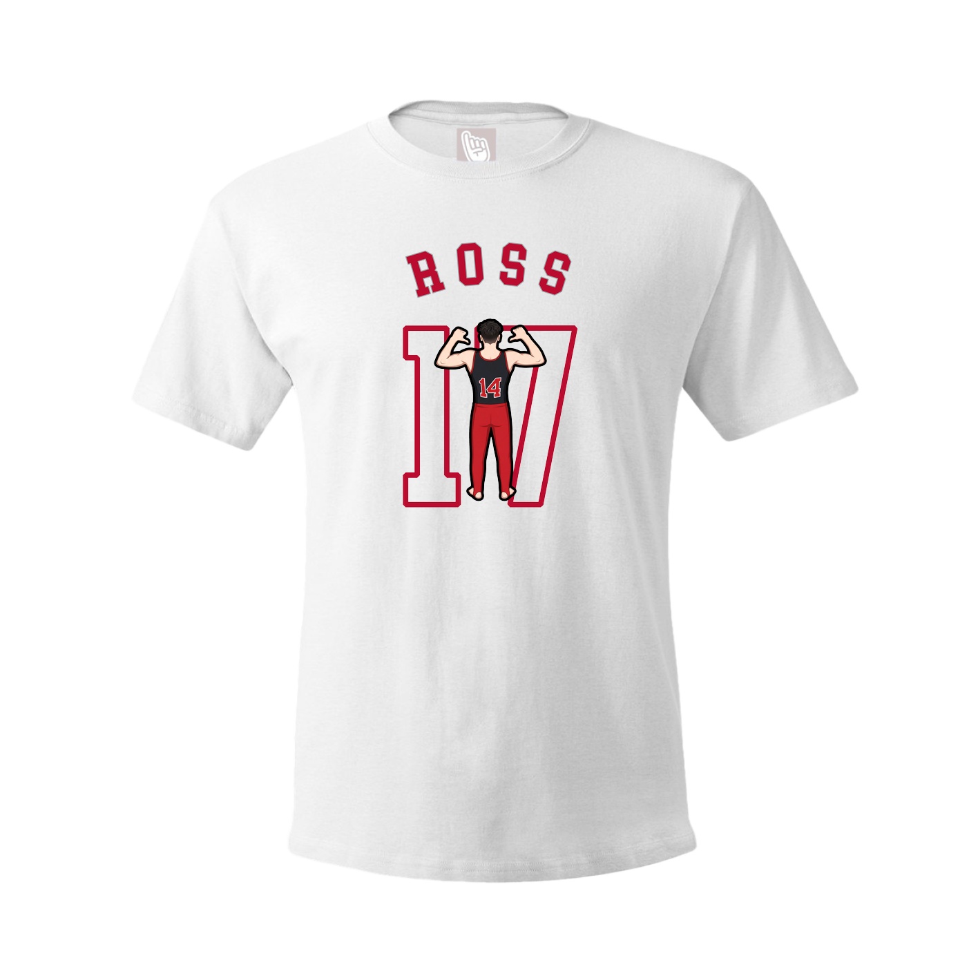 Tee — Shirsey Arch in White