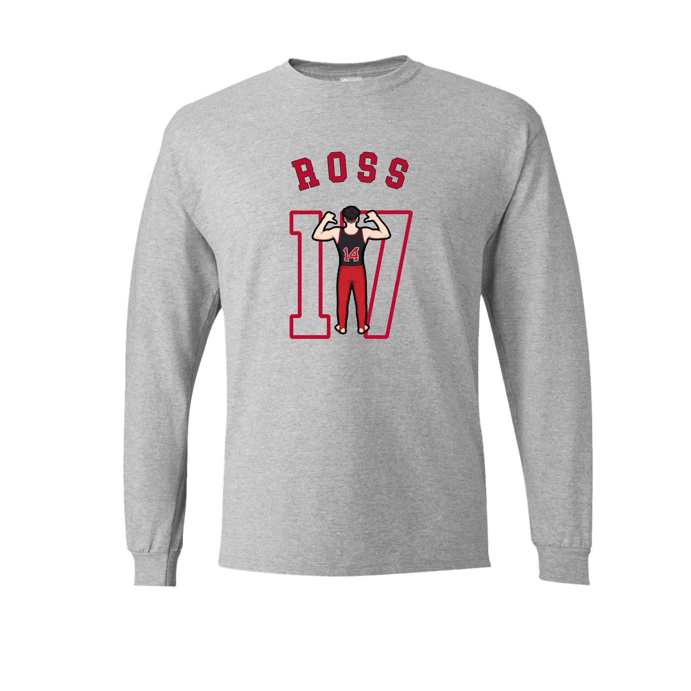 Long Sleeve Tee — Shirsey Arch in Grey