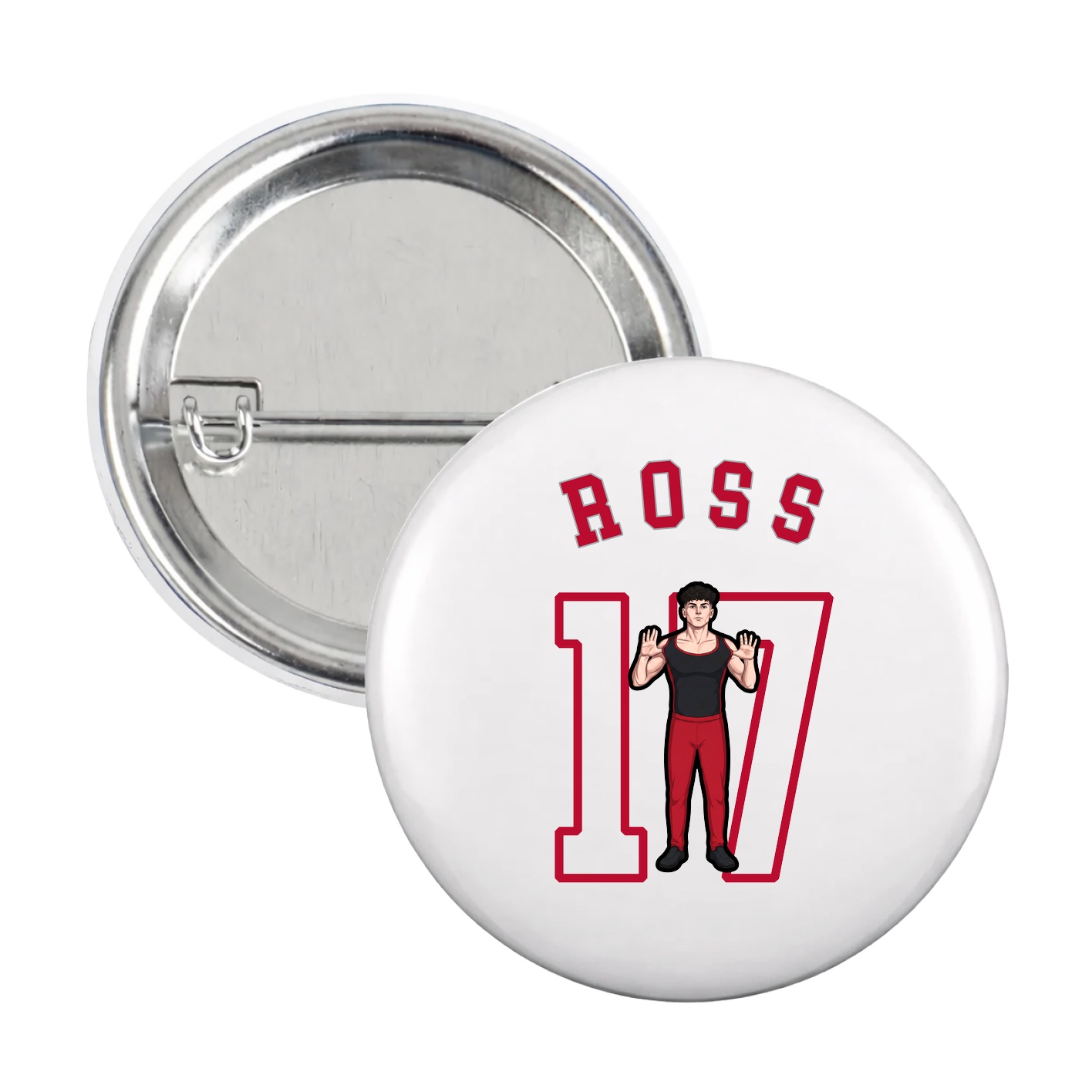 Game Day Button — Shirsey Arch in White