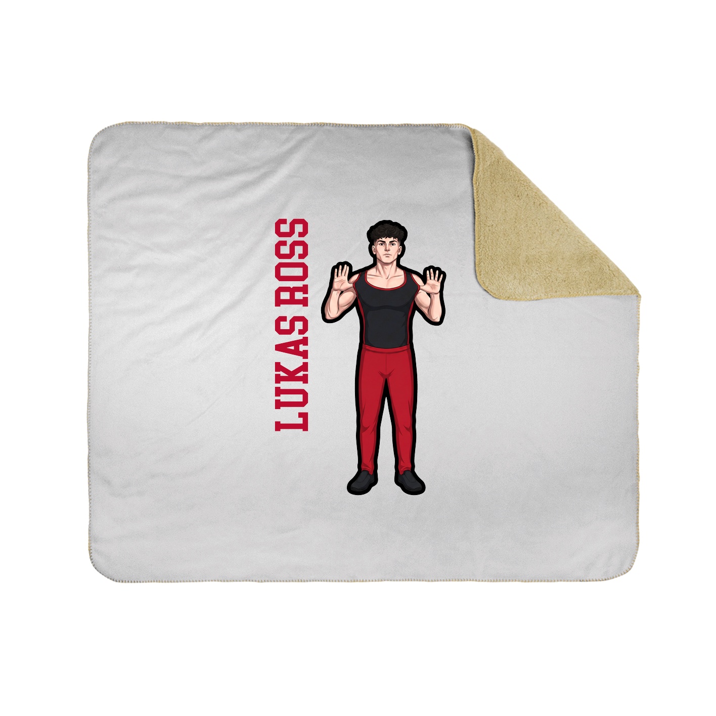 50x60 Sherpa Lined Throw Blanket