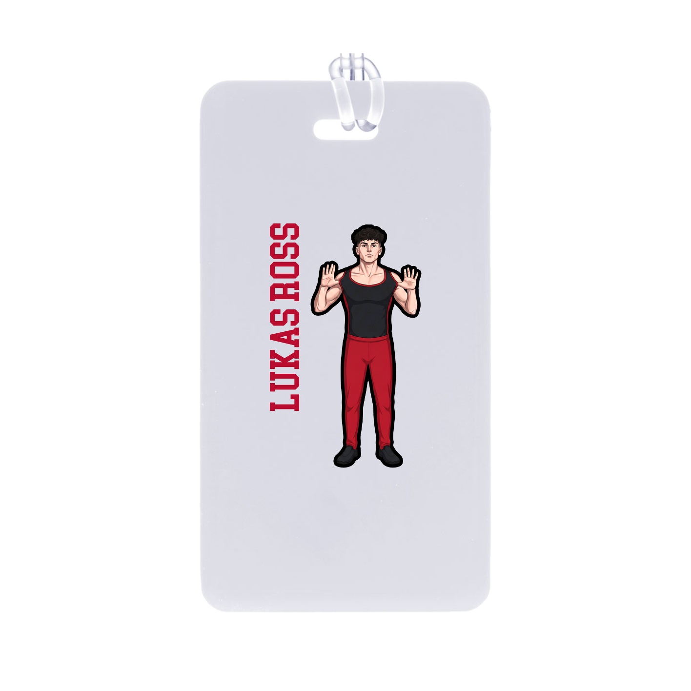 Bag Tag — Name Vertical in Classic