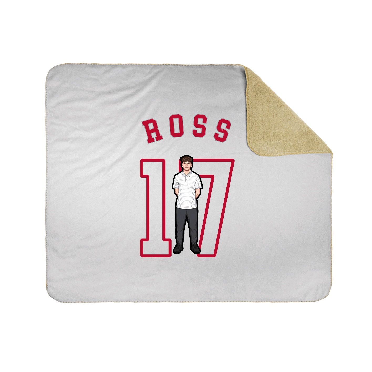 Throw Blanket — Shirsey Arch in White