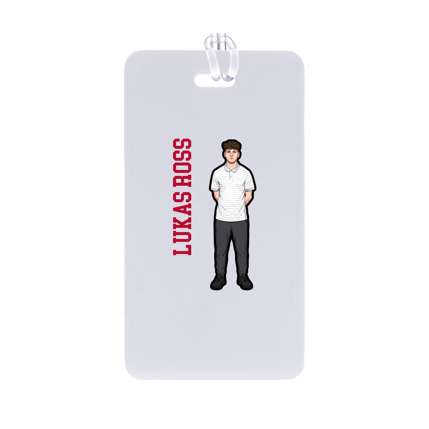 Bag Tag — Name Vertical in Classic