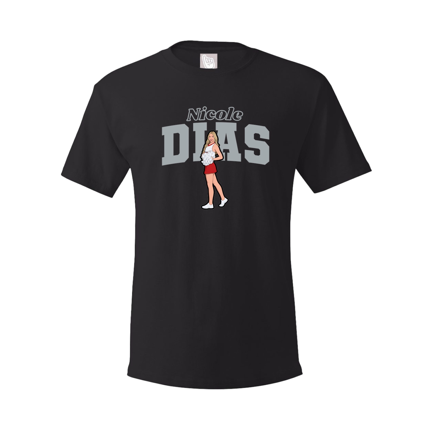 Youth Tee — Name Arch in Black