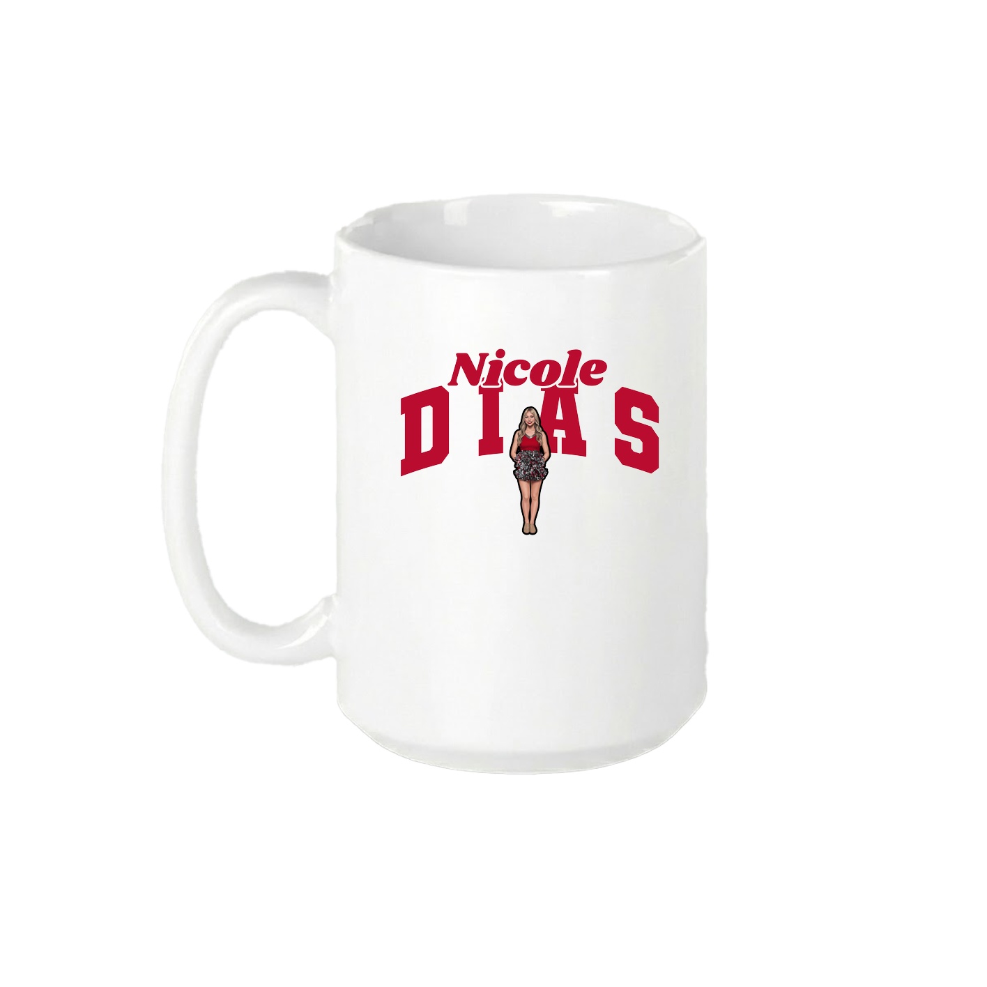 15oz Coffee Mug — Signature Arch in White