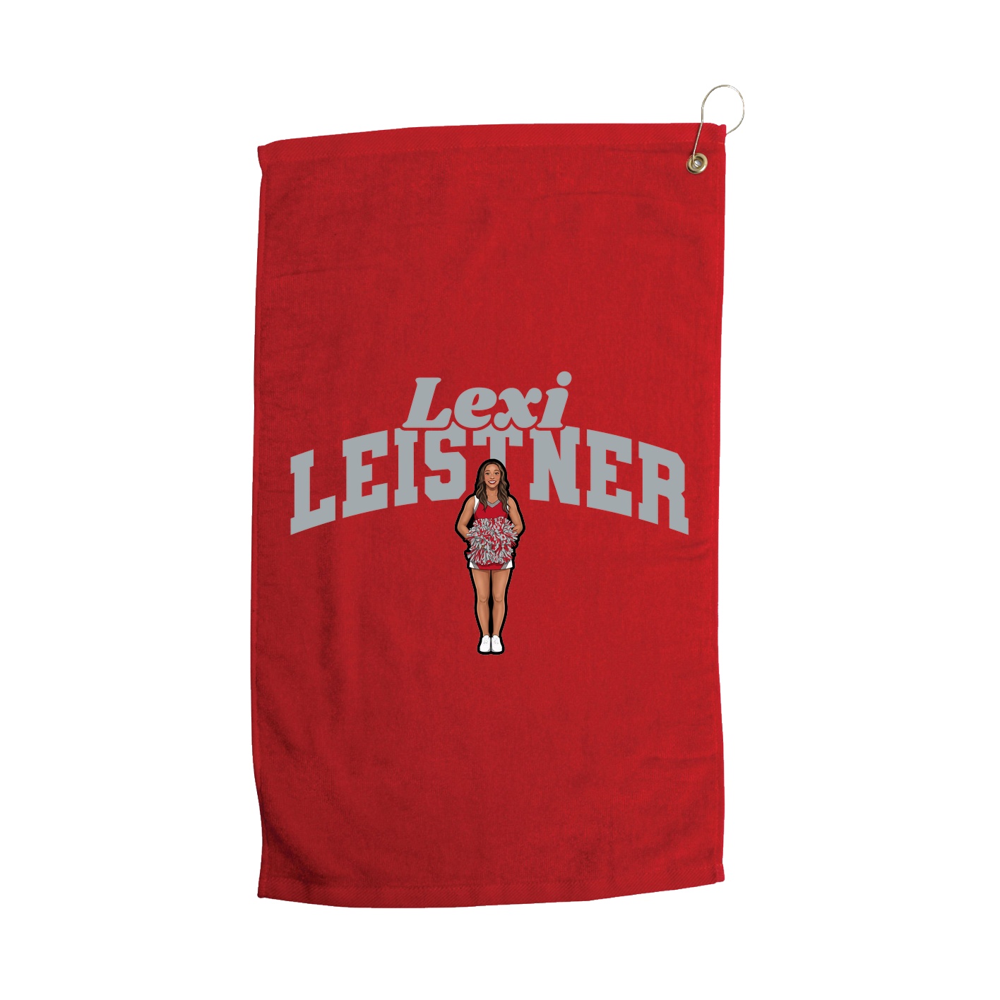 Golf Towel — Signature Arch in Red