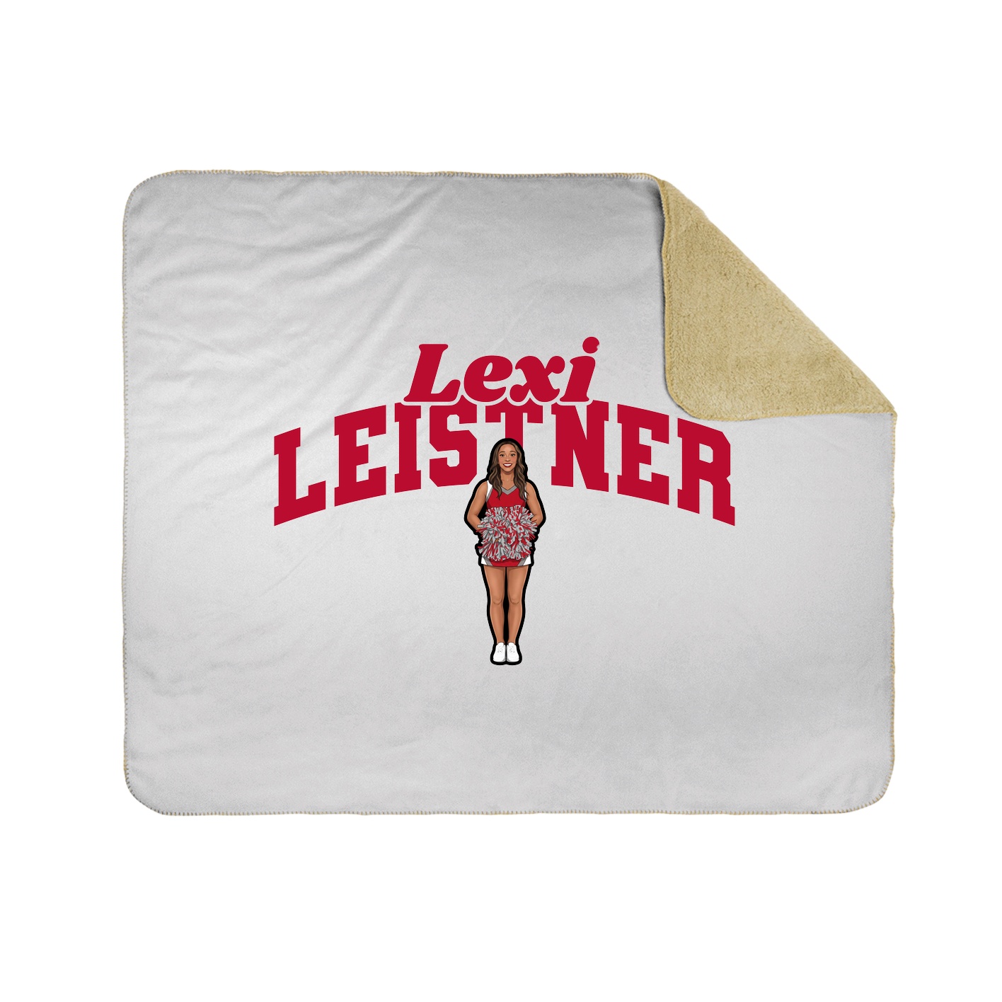 Throw Blanket — Signature Arch in White