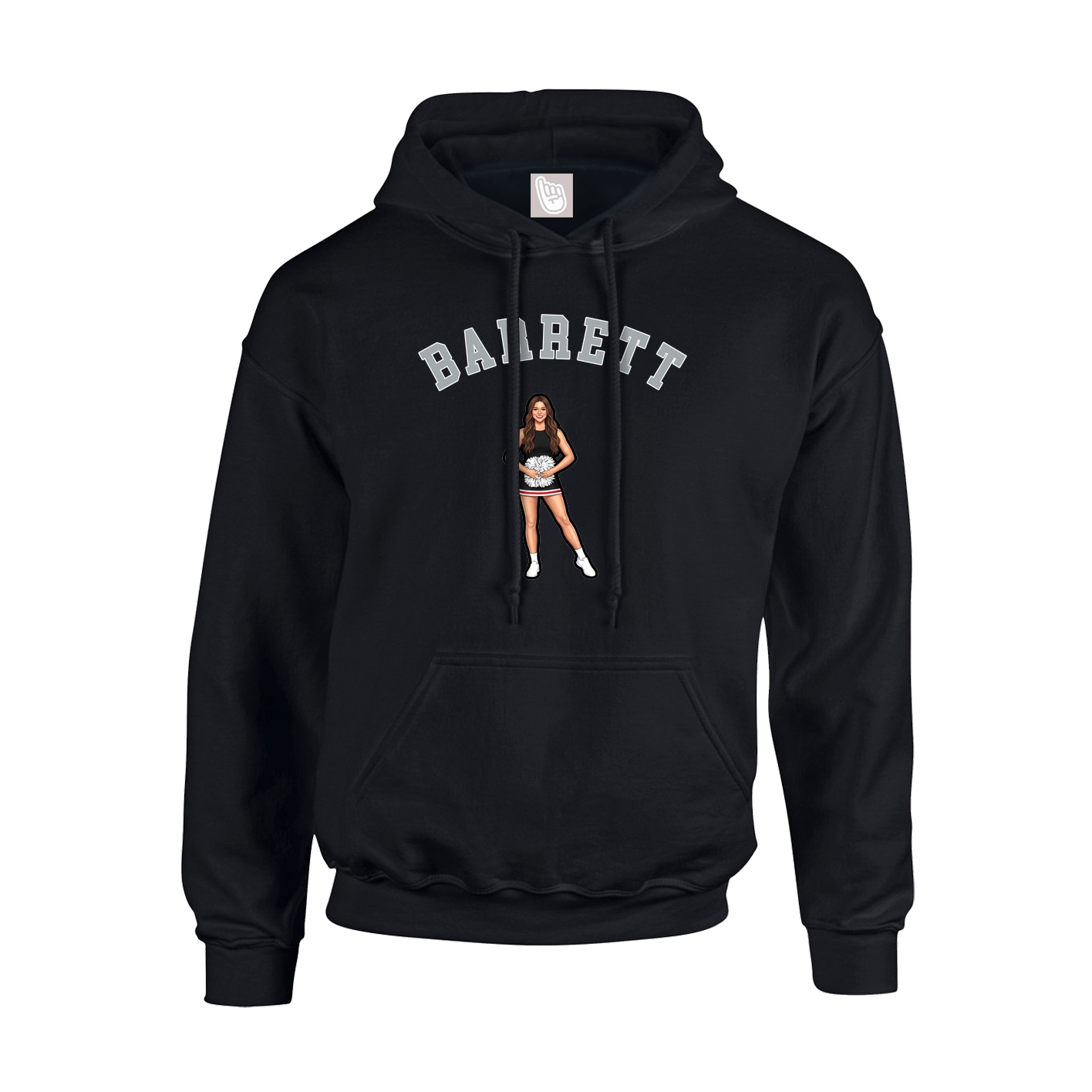 Youth Hoodie — Shirsey Arch in Black
